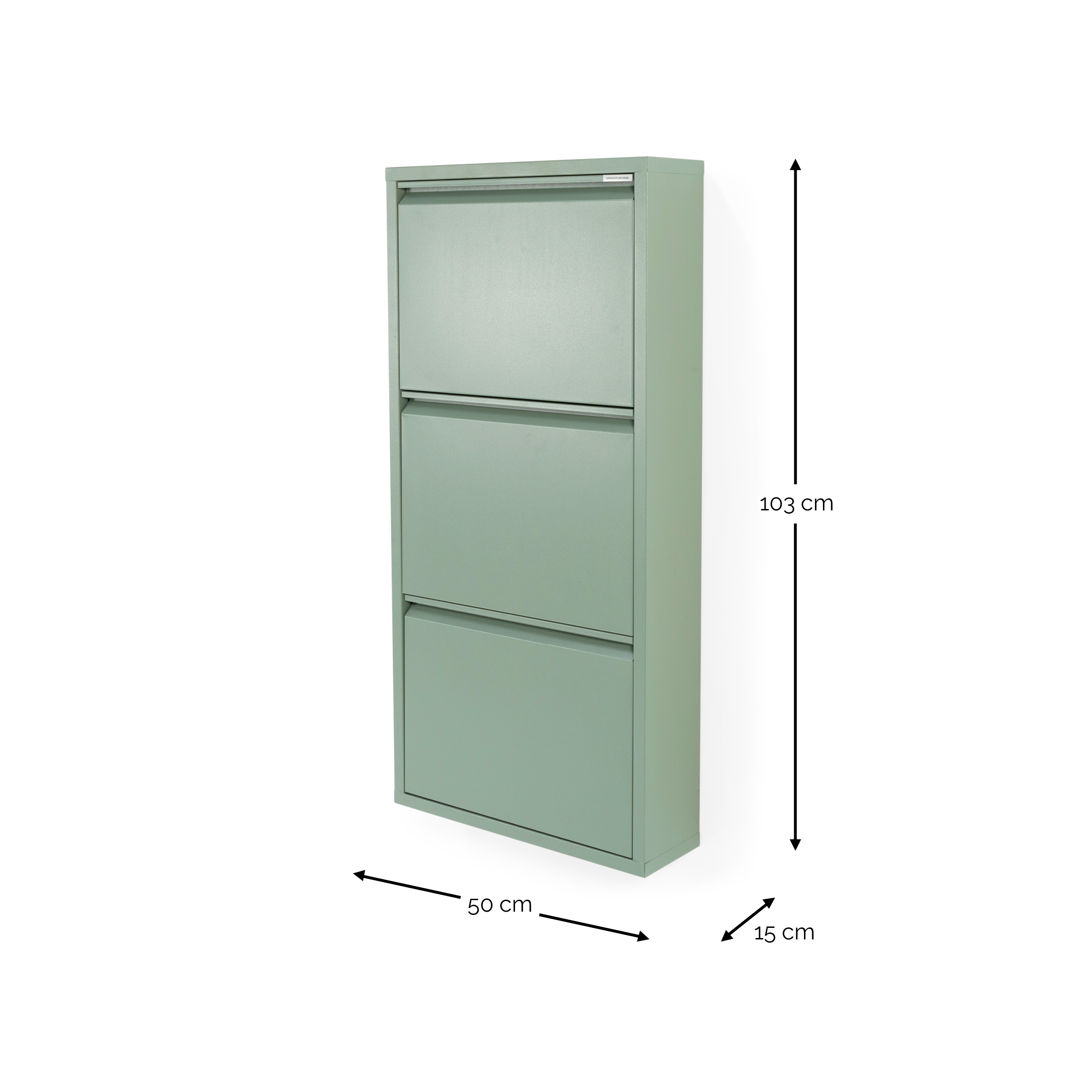 BILLY 3 Schoenenkast - Dusty Green_7