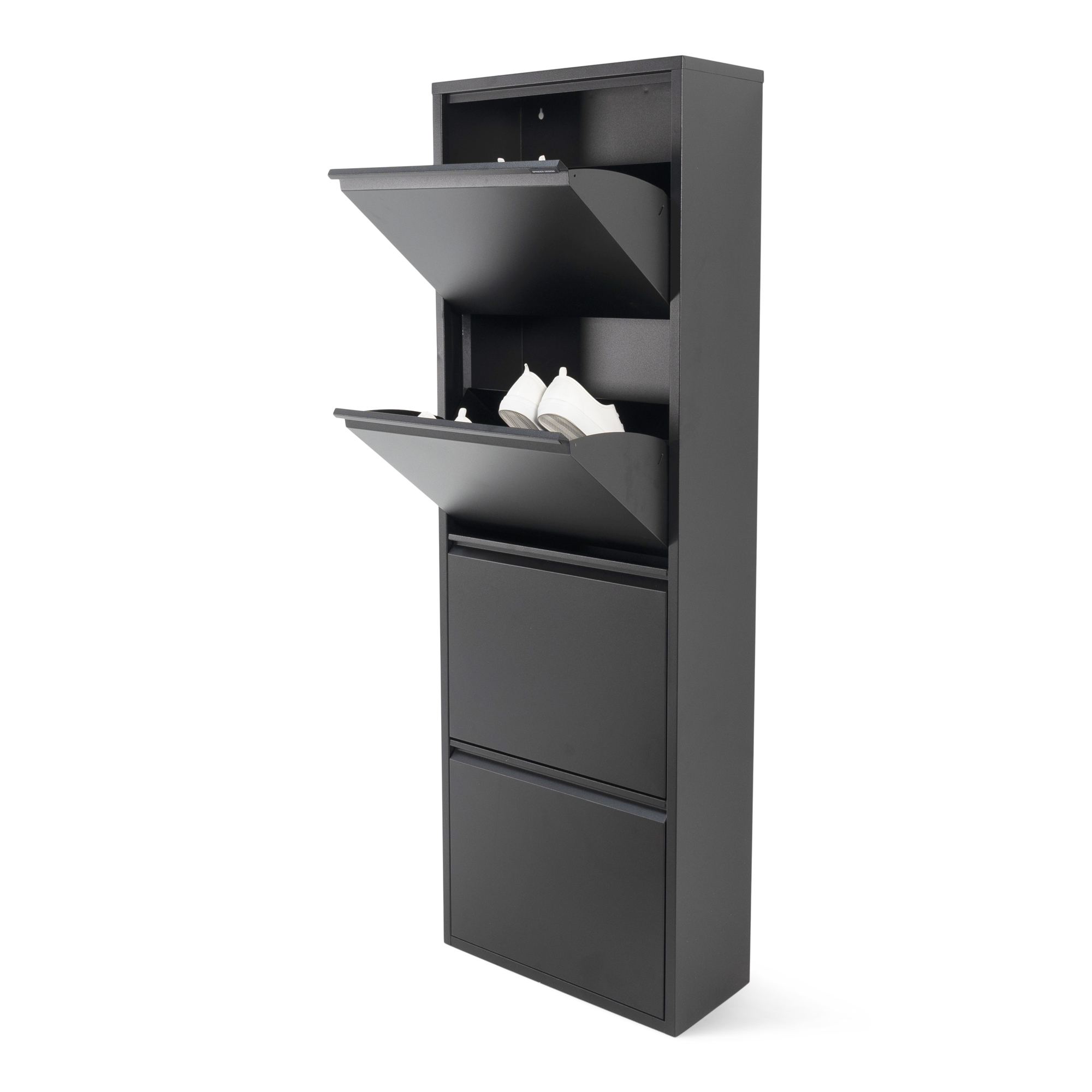 BILLY 4 Shoe cabinet - Black_5