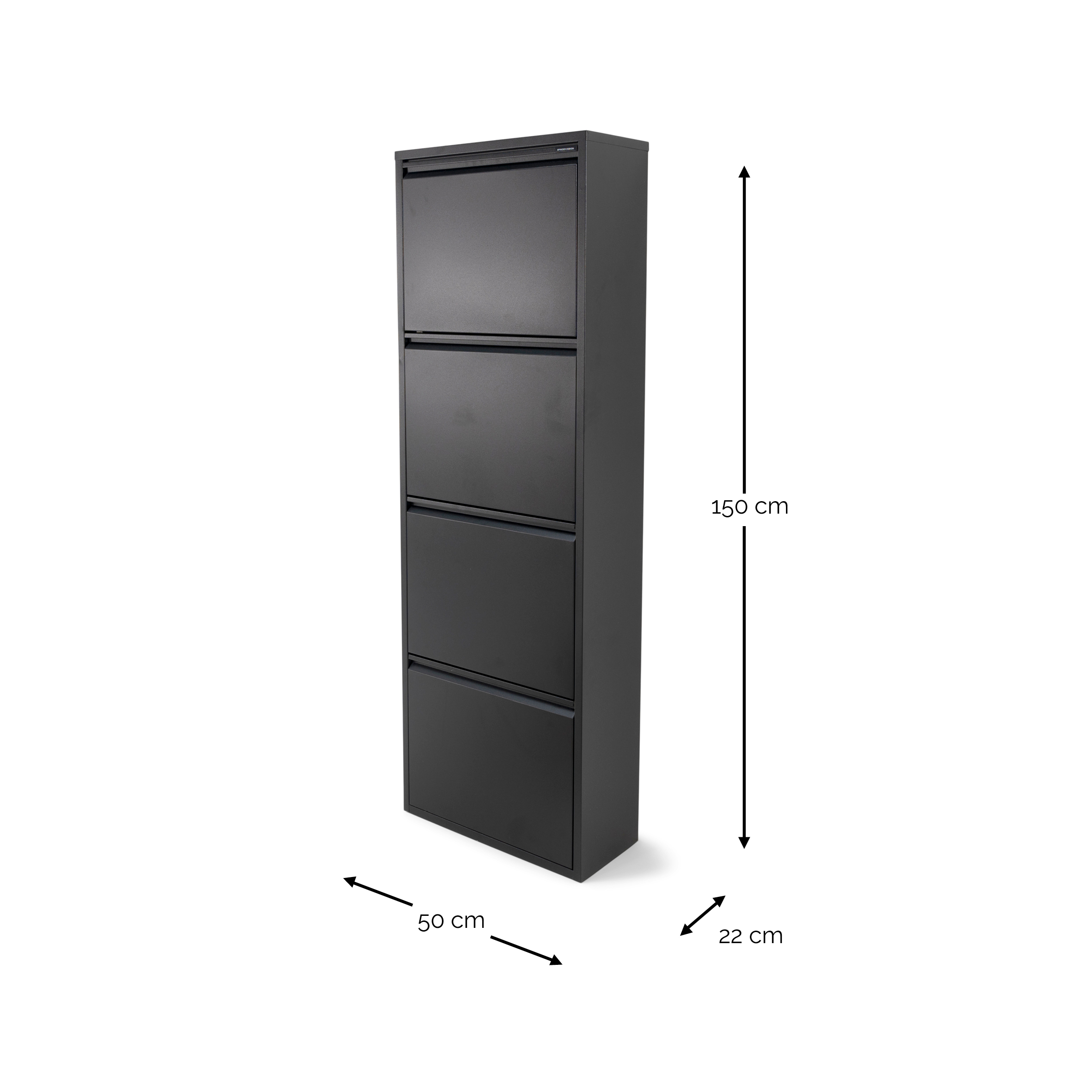 BILLY 4 Shoe cabinet - Black_9