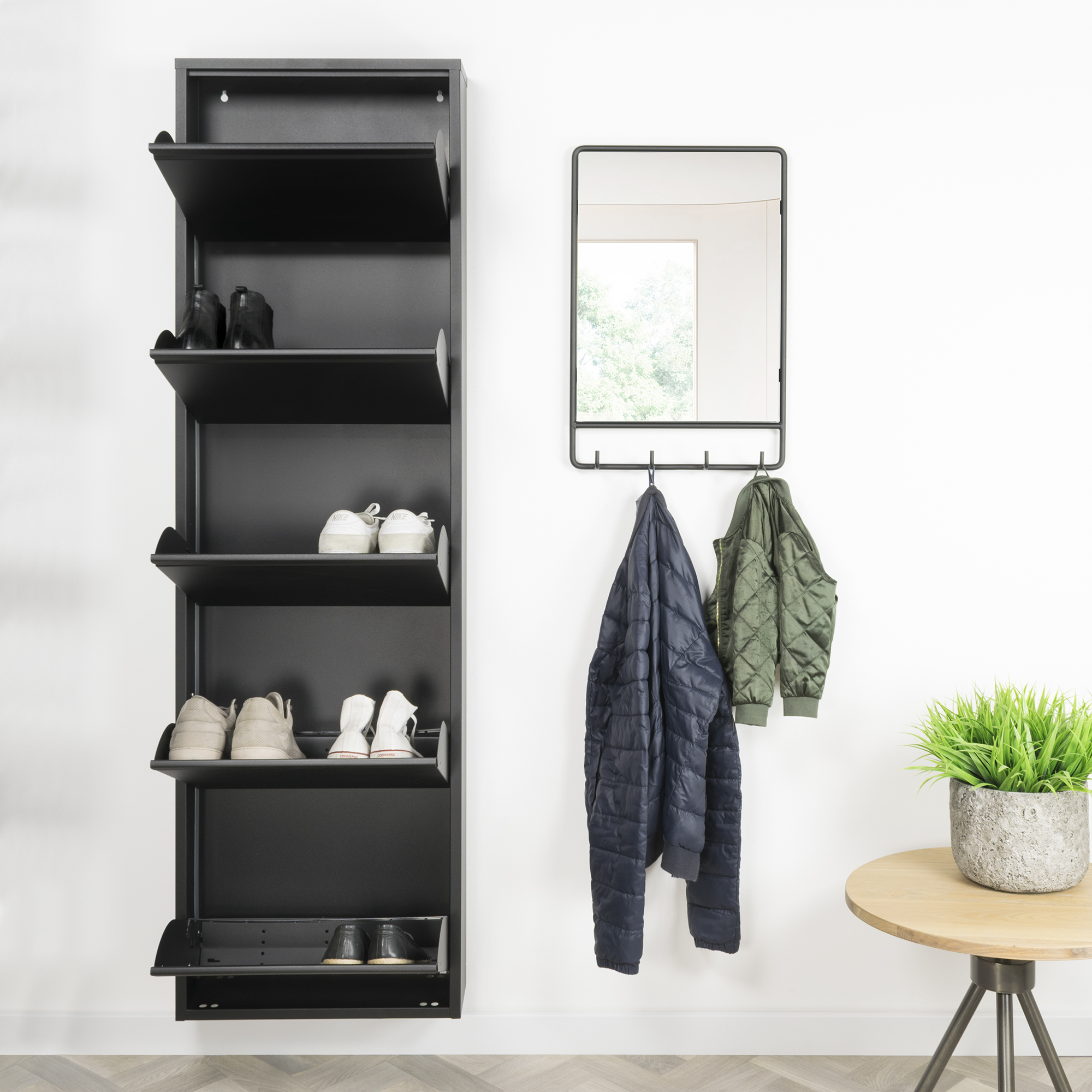 BILLY 5 Schoenenkast - Zwart_1