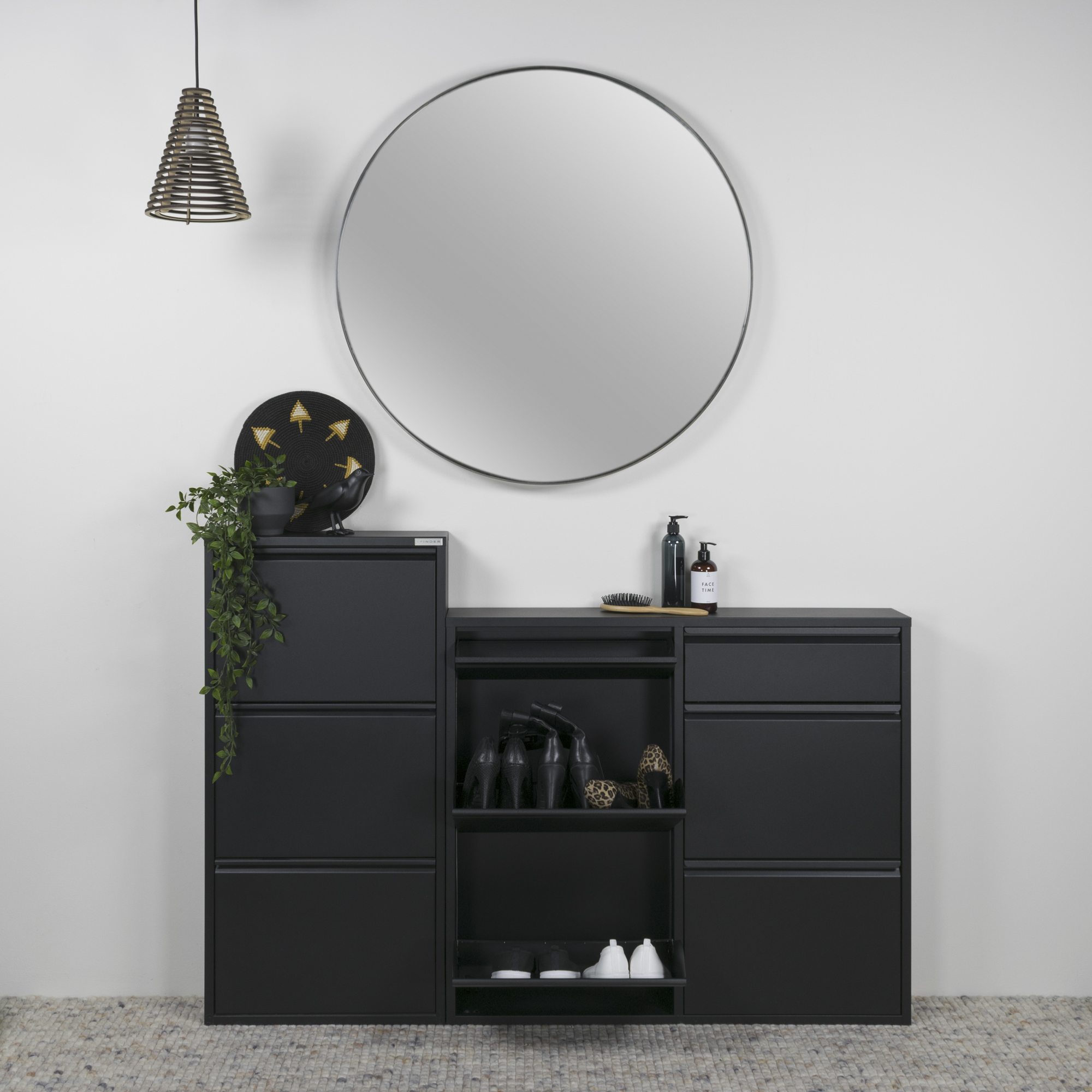 BILLY 6 Shoe cabinet - Black_6