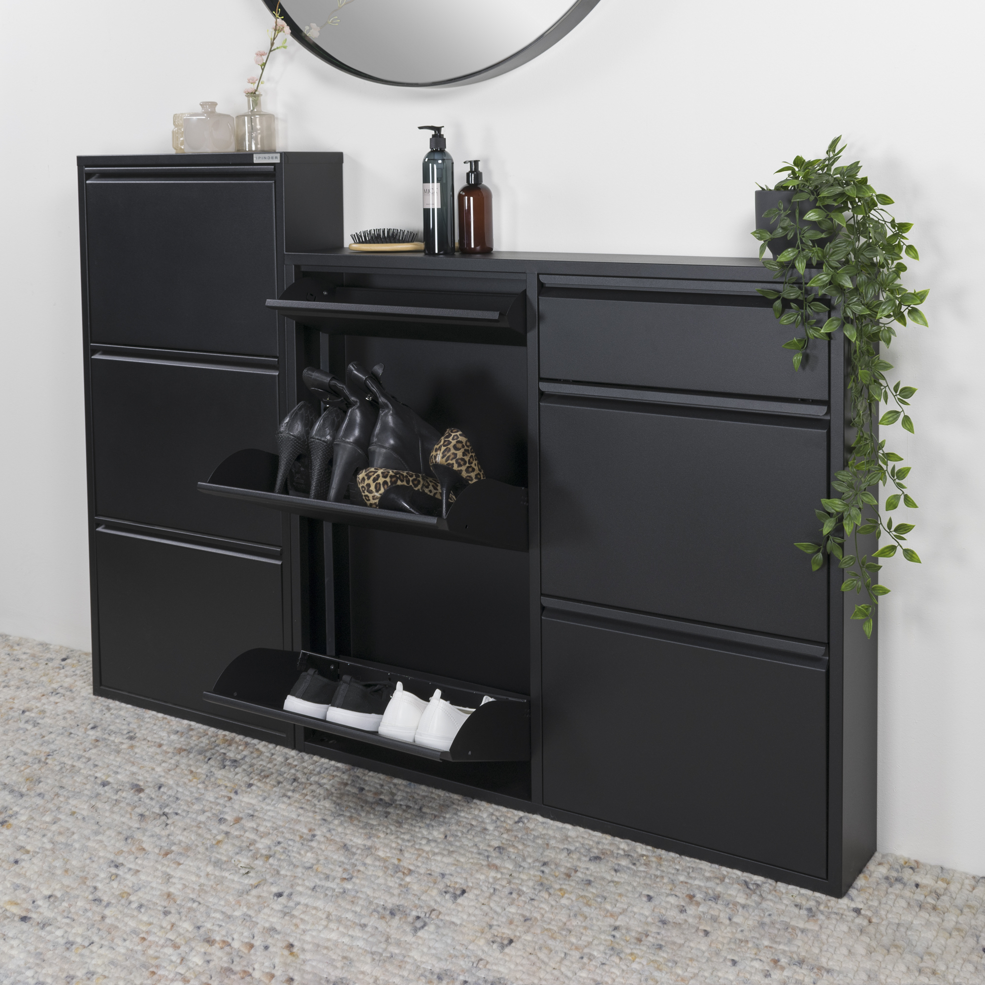 BILLY 6 Shoe cabinet - Black_7