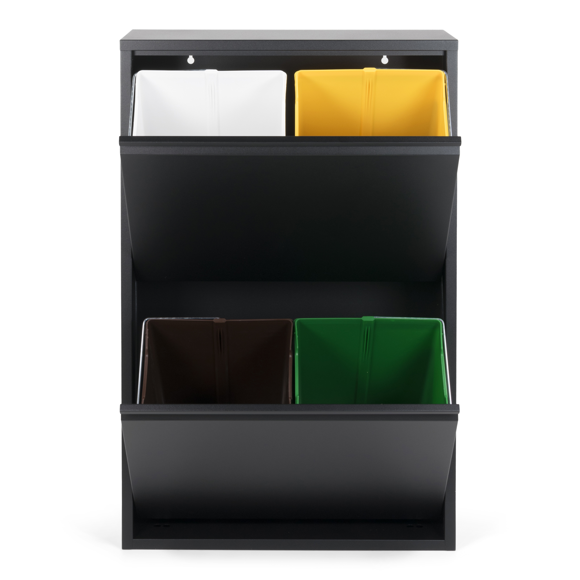 GIGI 4 Waste Separator - Black  - 74 Liters_5