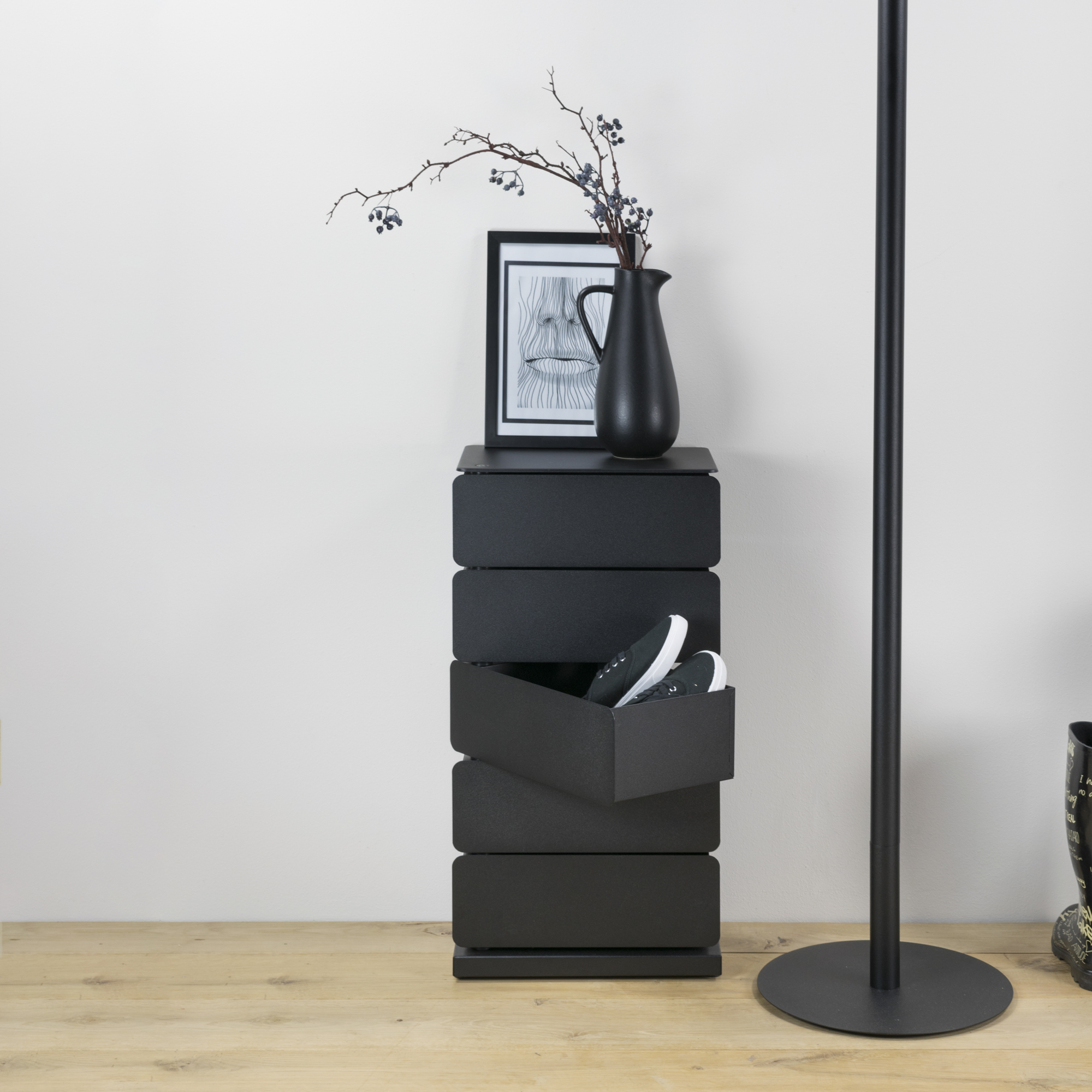 JOEY 5 Dresser - Black_1