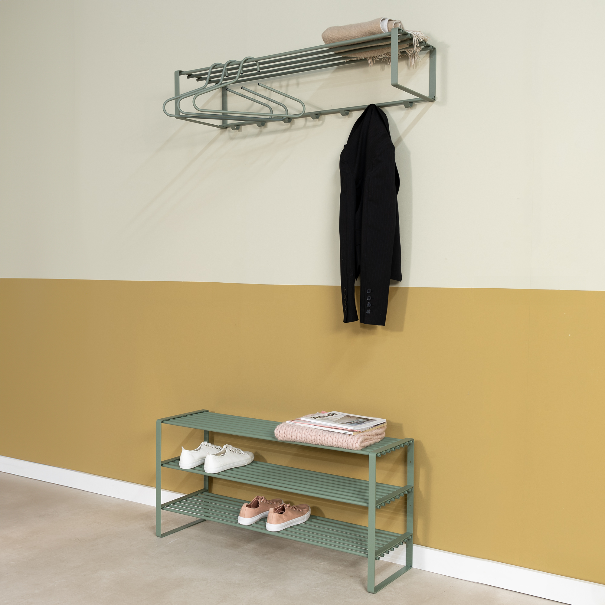 REX SR 2 - 100 cm Shuhregal - Dusty Green_8