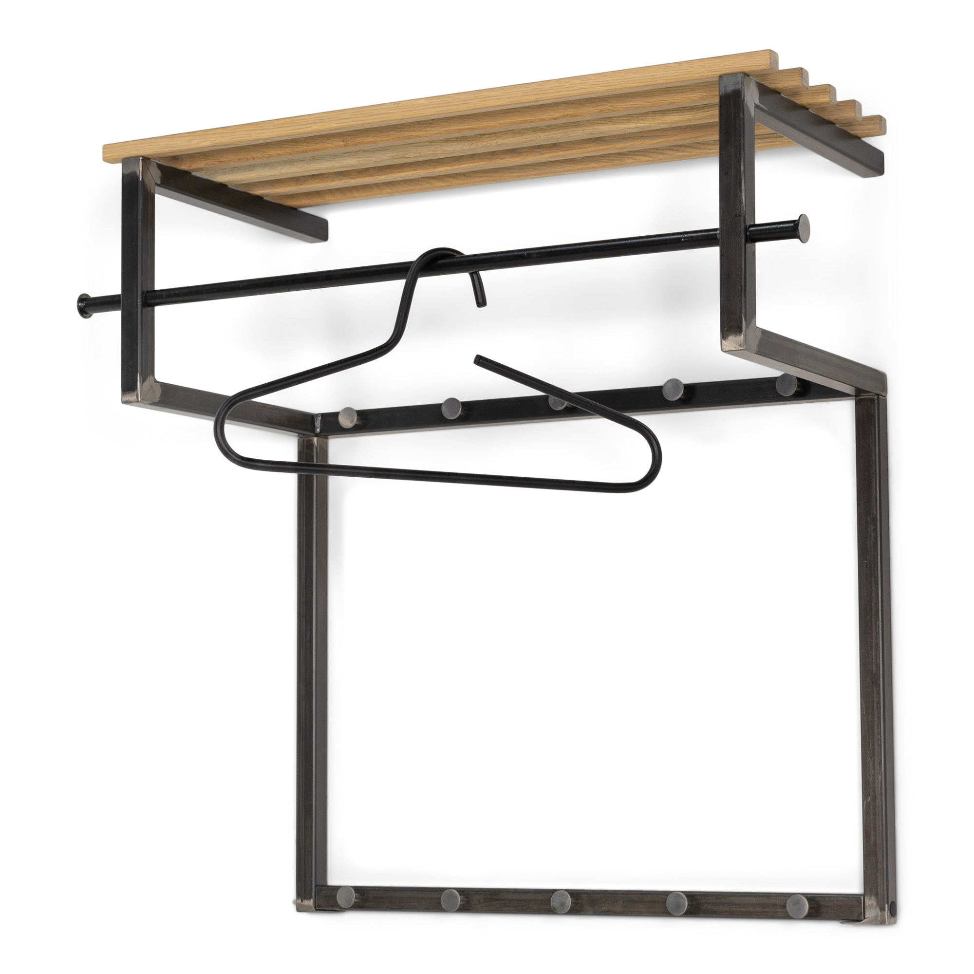 RIZZOLI Coat rack - Blacksmith / Oak_2