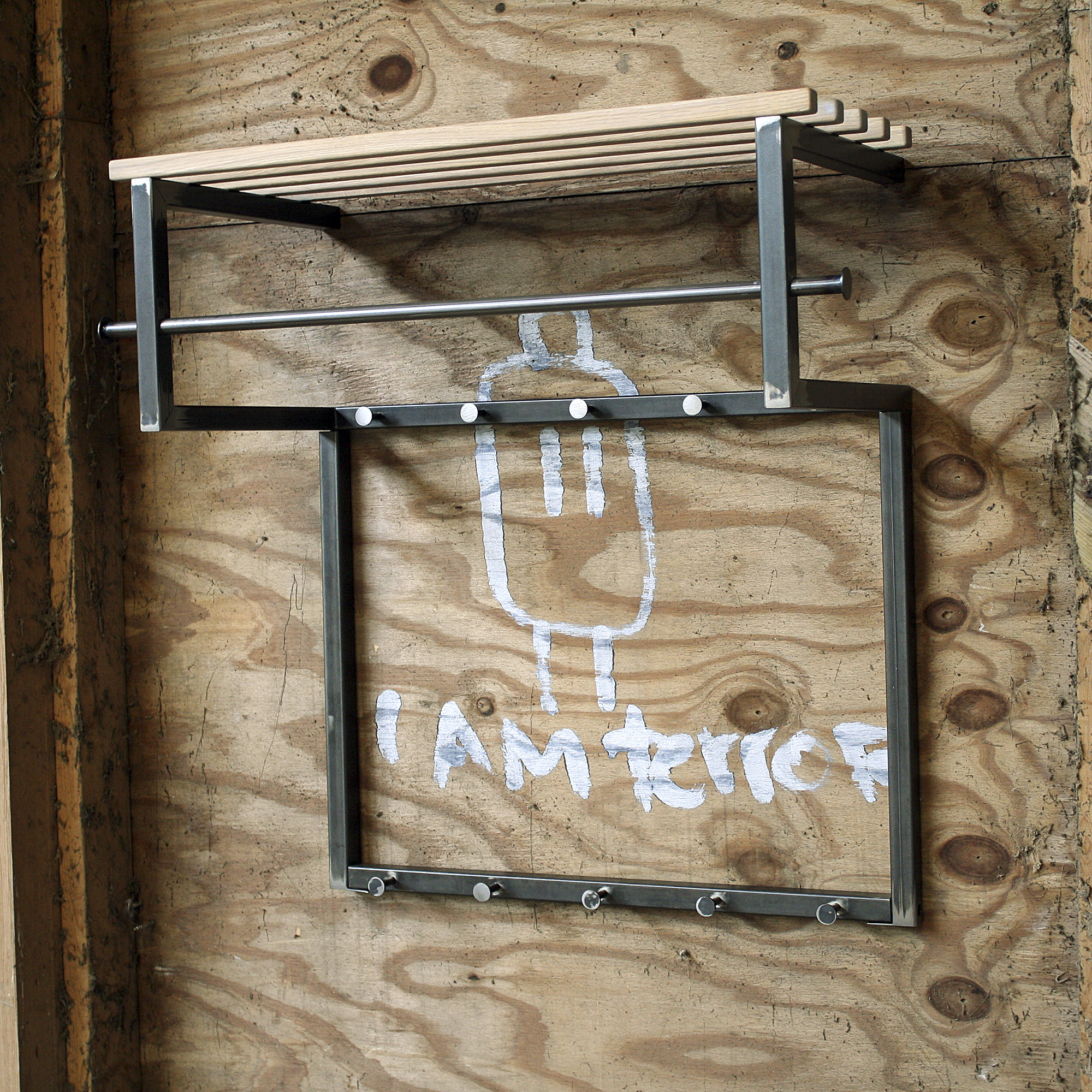 RIZZOLI Coat rack - Blacksmith / Oak_7