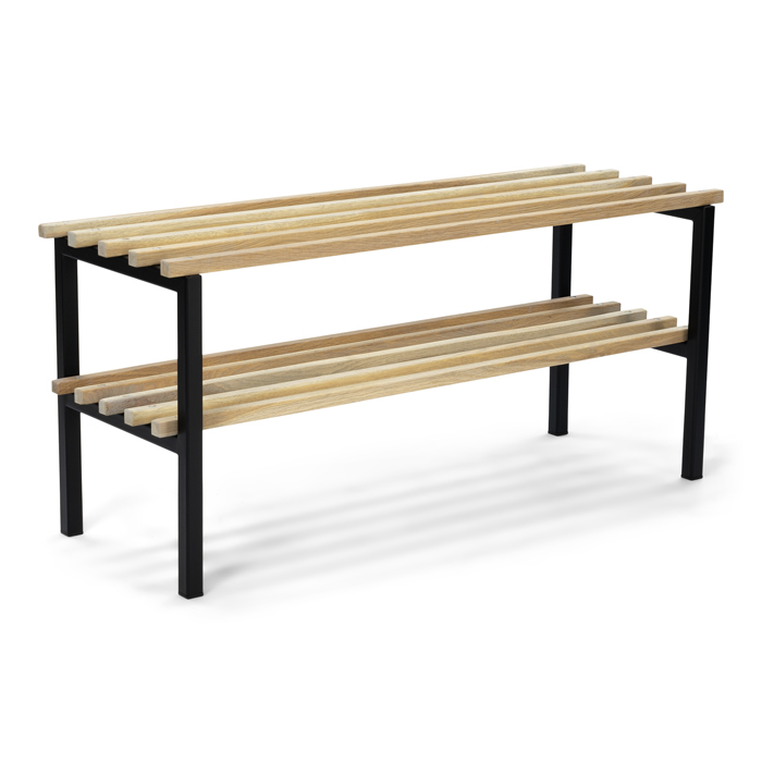 RIZZO BENCH Hall bench - Black / Oak_5