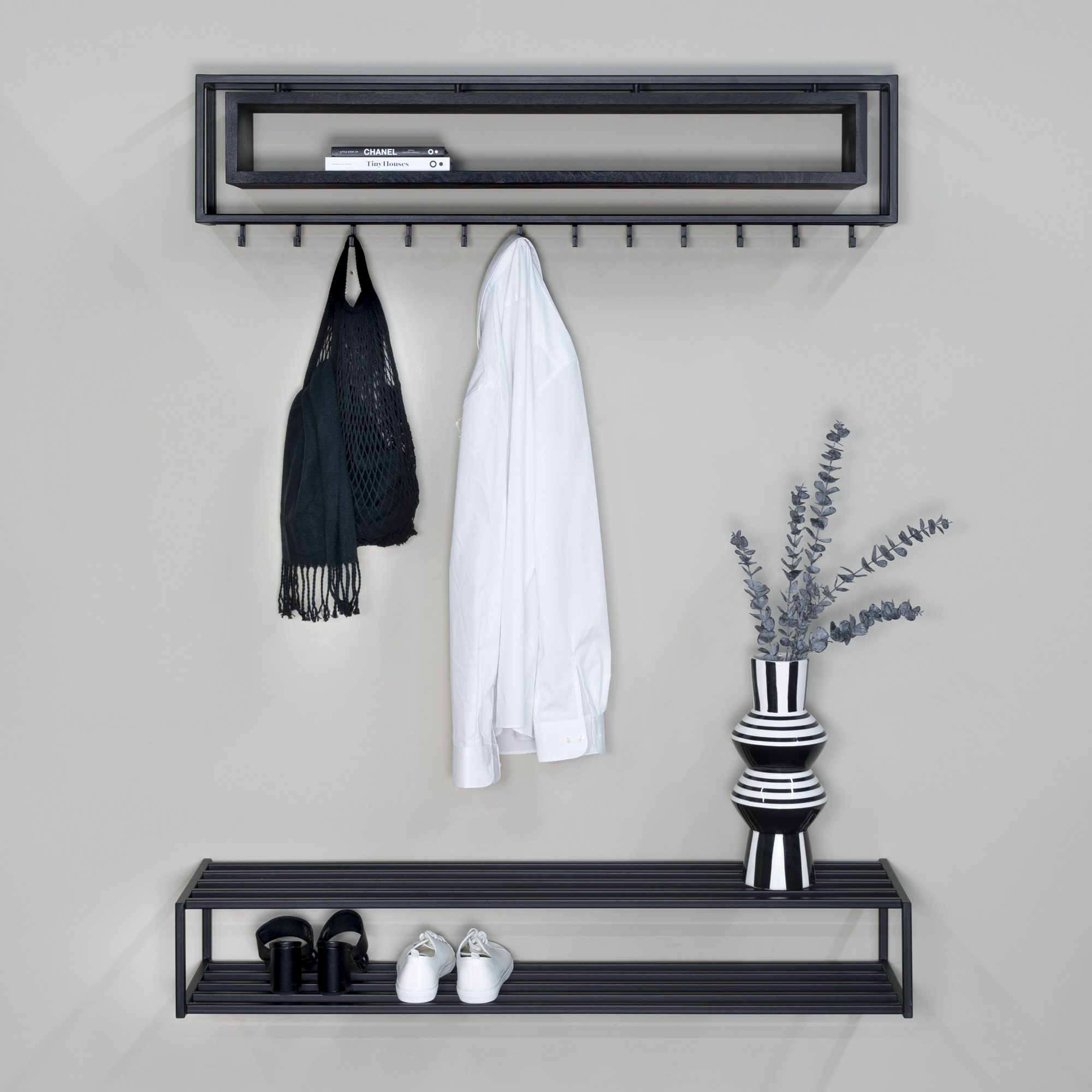 School Shoe rack 120 - Black_6