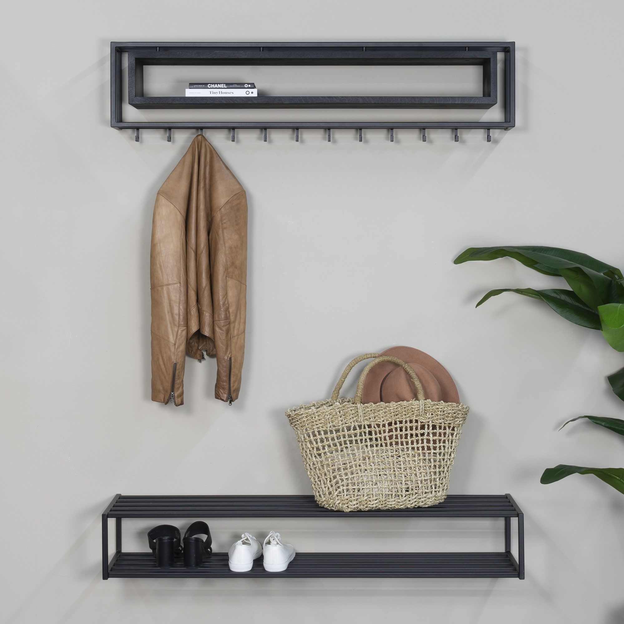 School Shoe rack 120 - Black_7