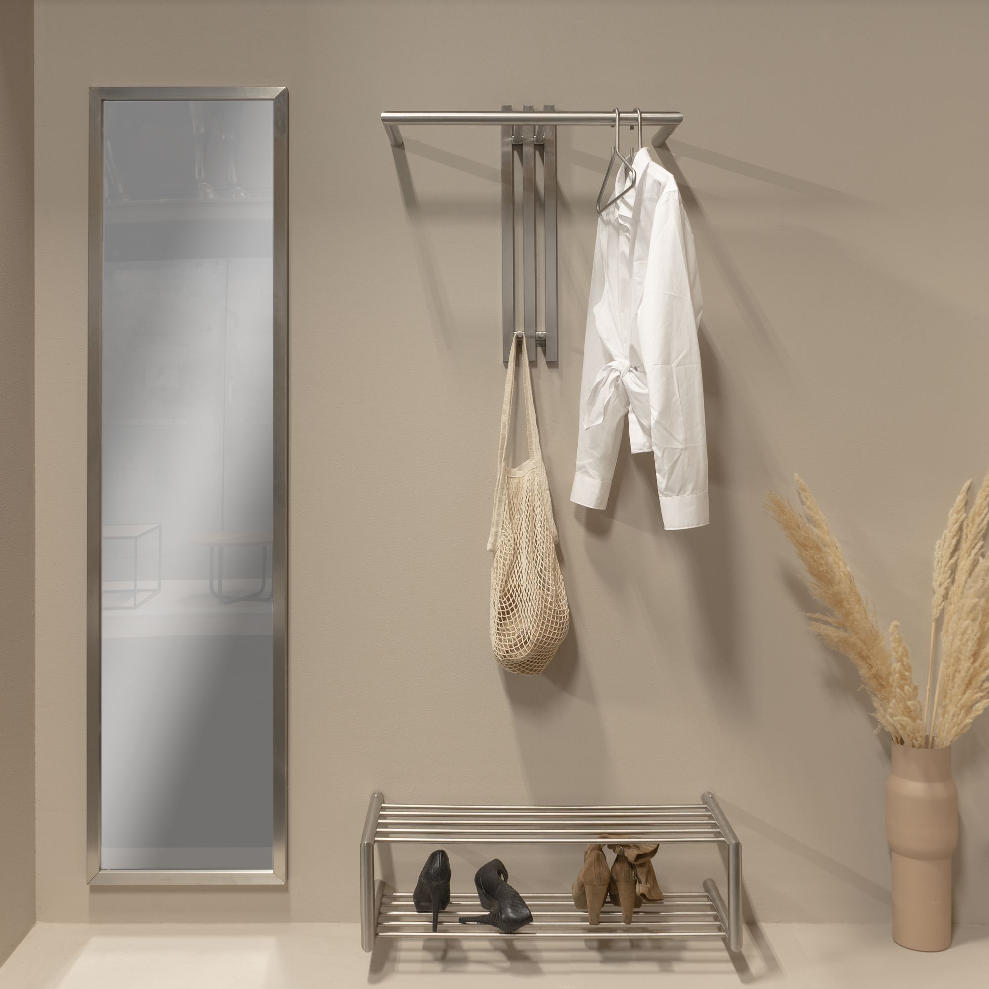 SENZA 1 Coat rack - stainless steel_8