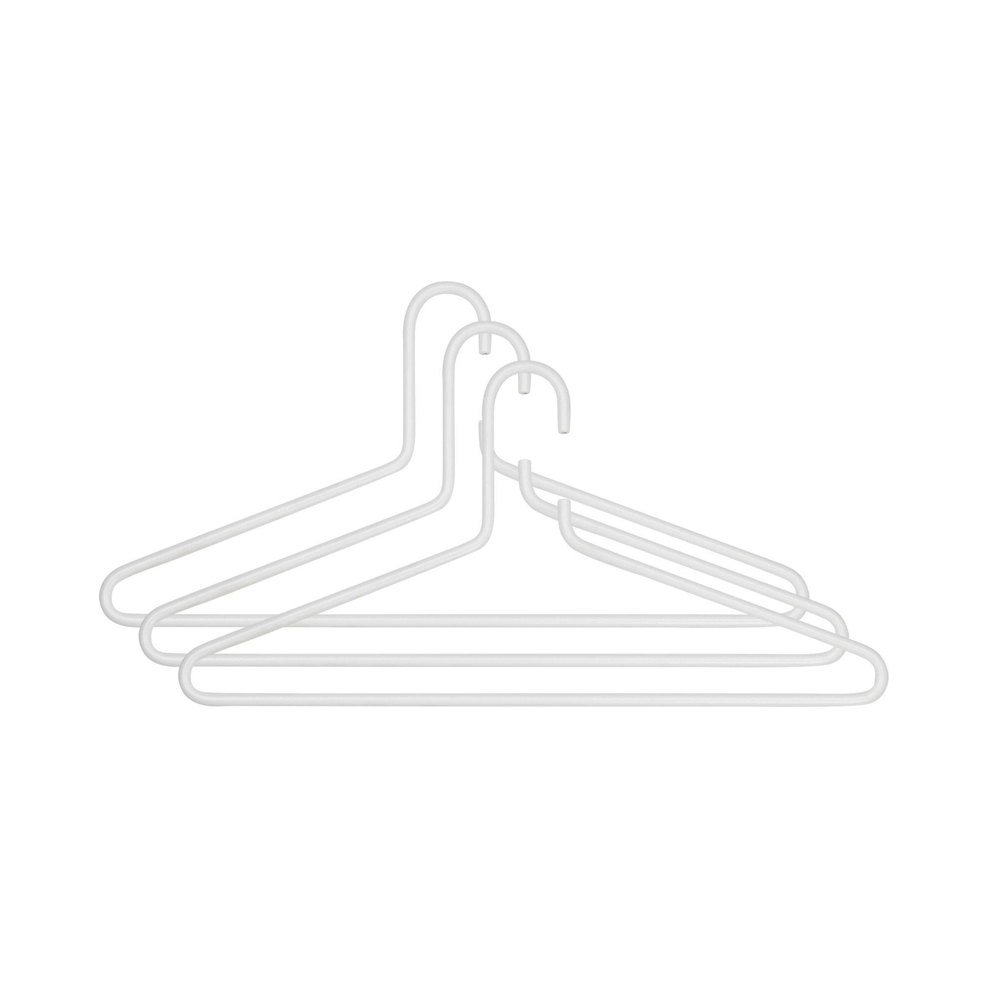 SENZA 6 Kledinghangers (set van 3 stuks) - Wit_4