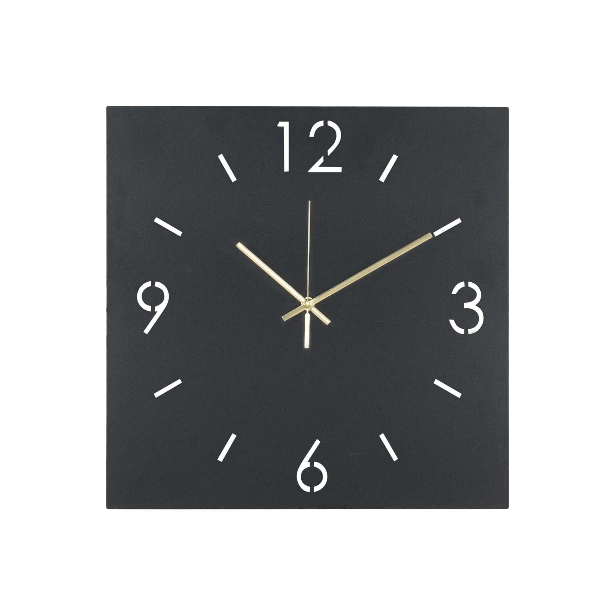 TIME 40 x 40 Clock - Black_3