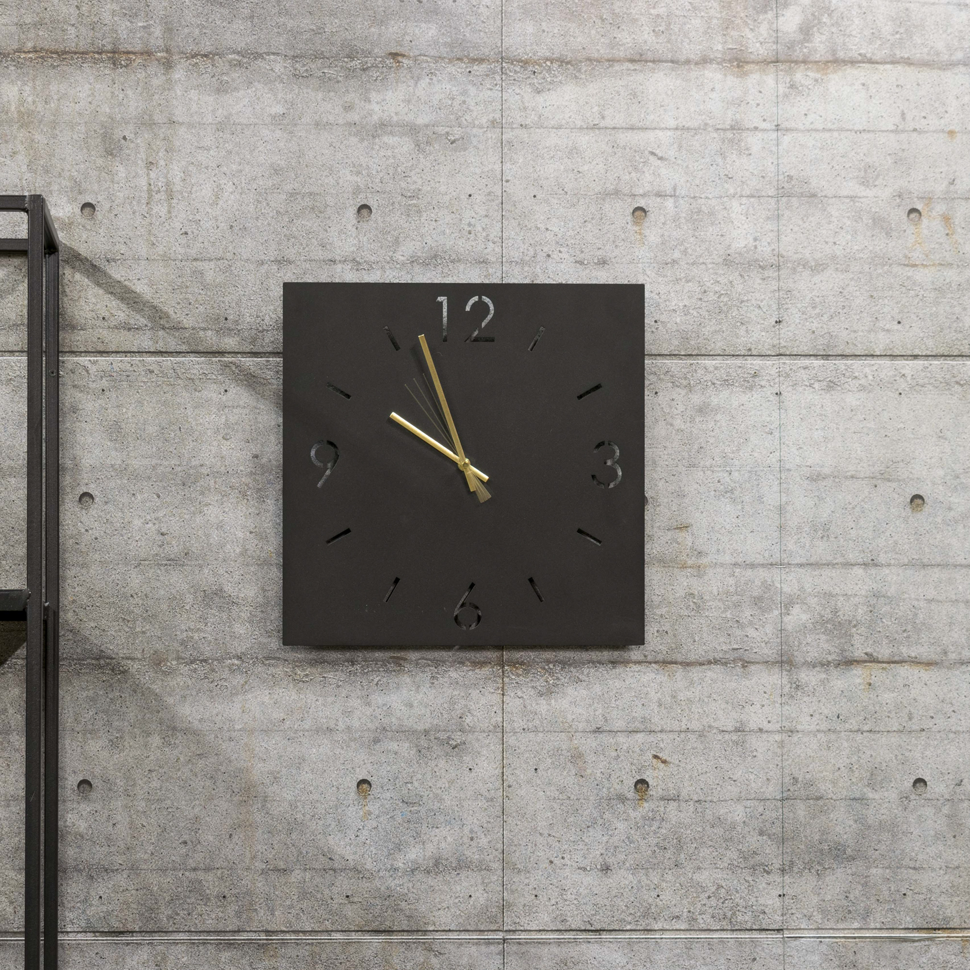 TIME 40 x 40 Clock - Black_4