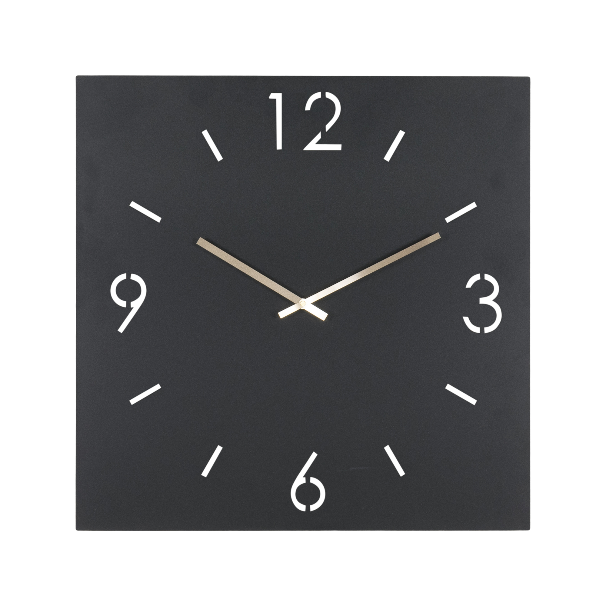 TIME 80 x 80 Clock - Black_2