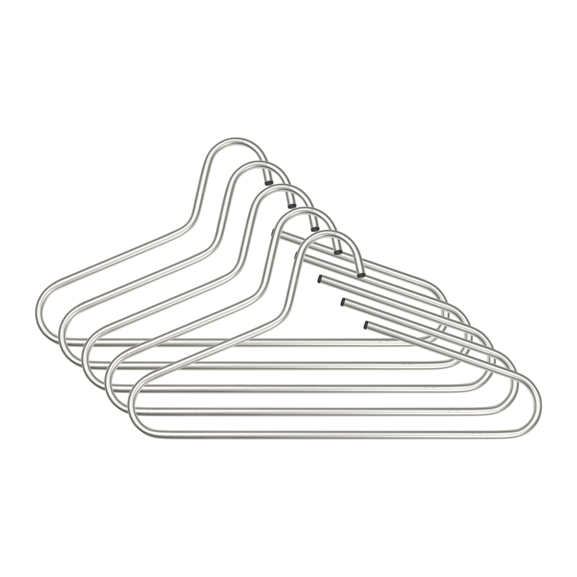VICTORIE Coat hangers (set of 5 pieces) - Nickel_4