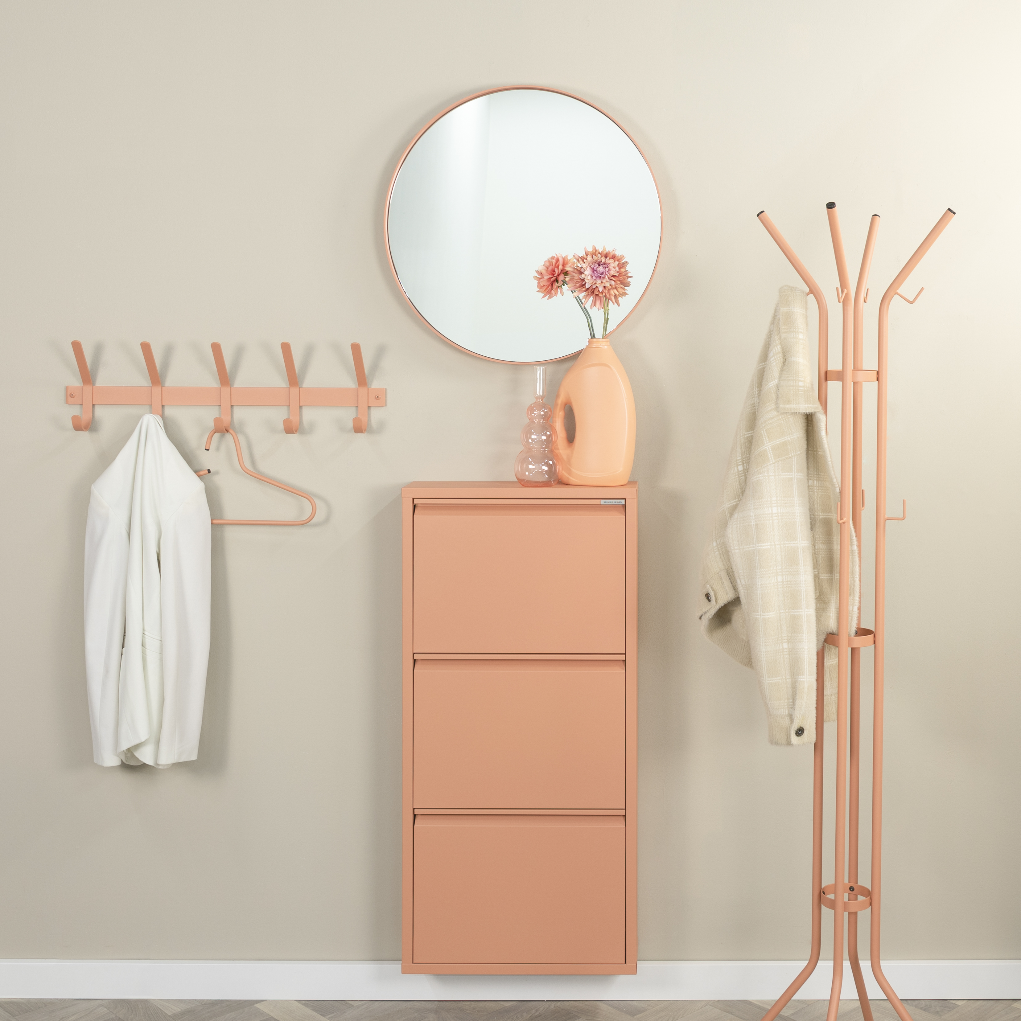 BILLY 3 Shoe cabinet - Clay Terra_1