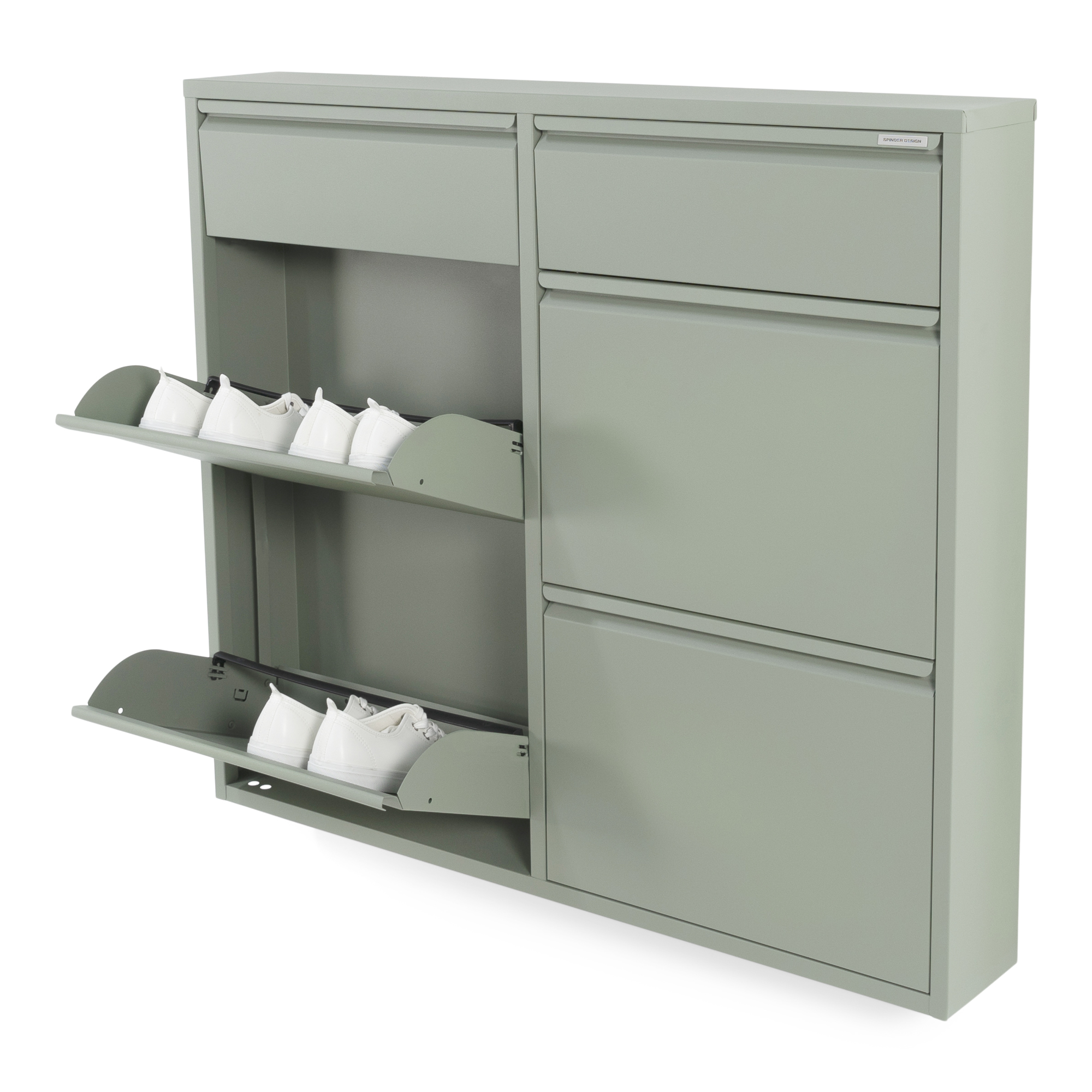 BILLY 6 Shoe cabinet - Dusty Green_5