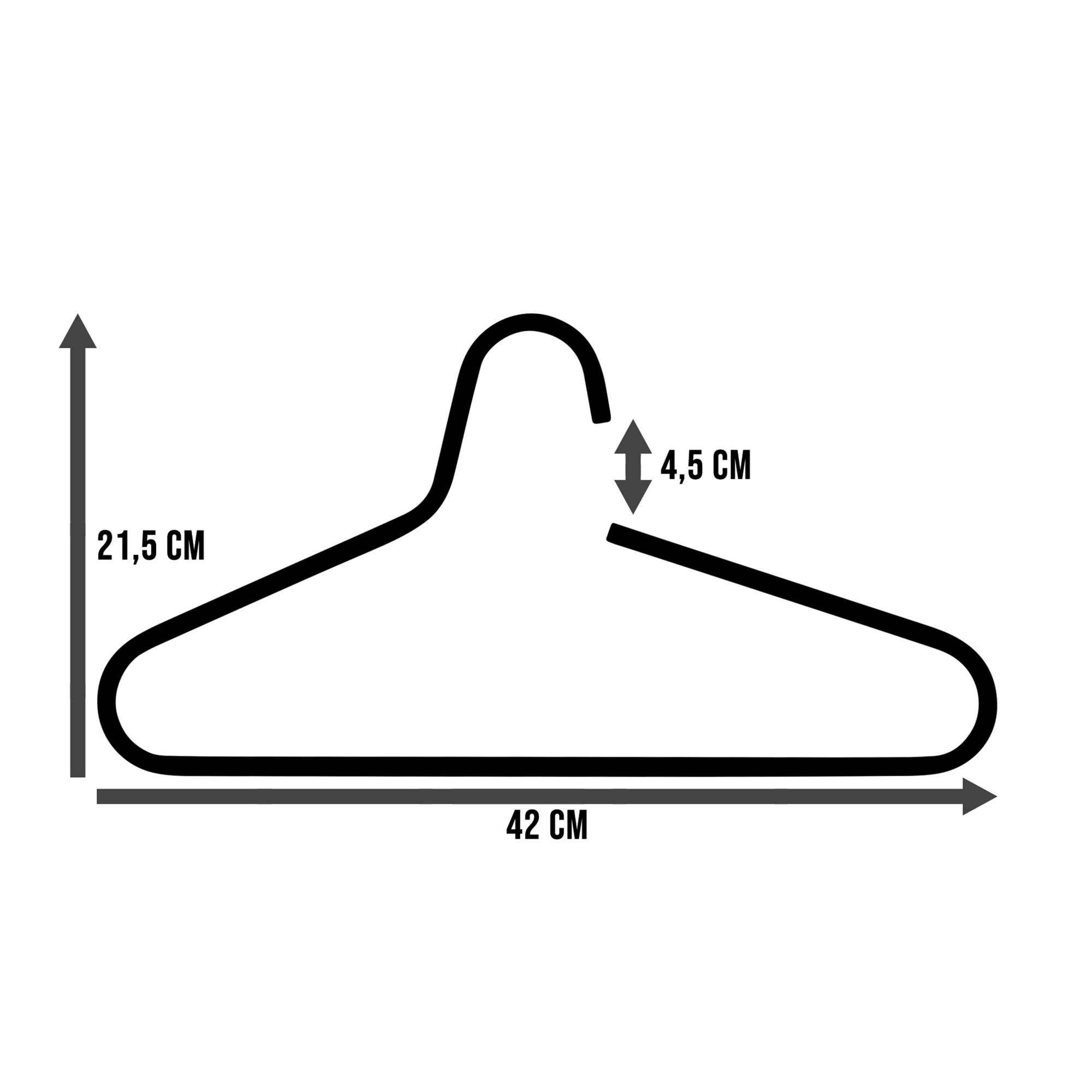 VICTORIE Coat hangers (set of 5 pieces) - Clay Terra_5