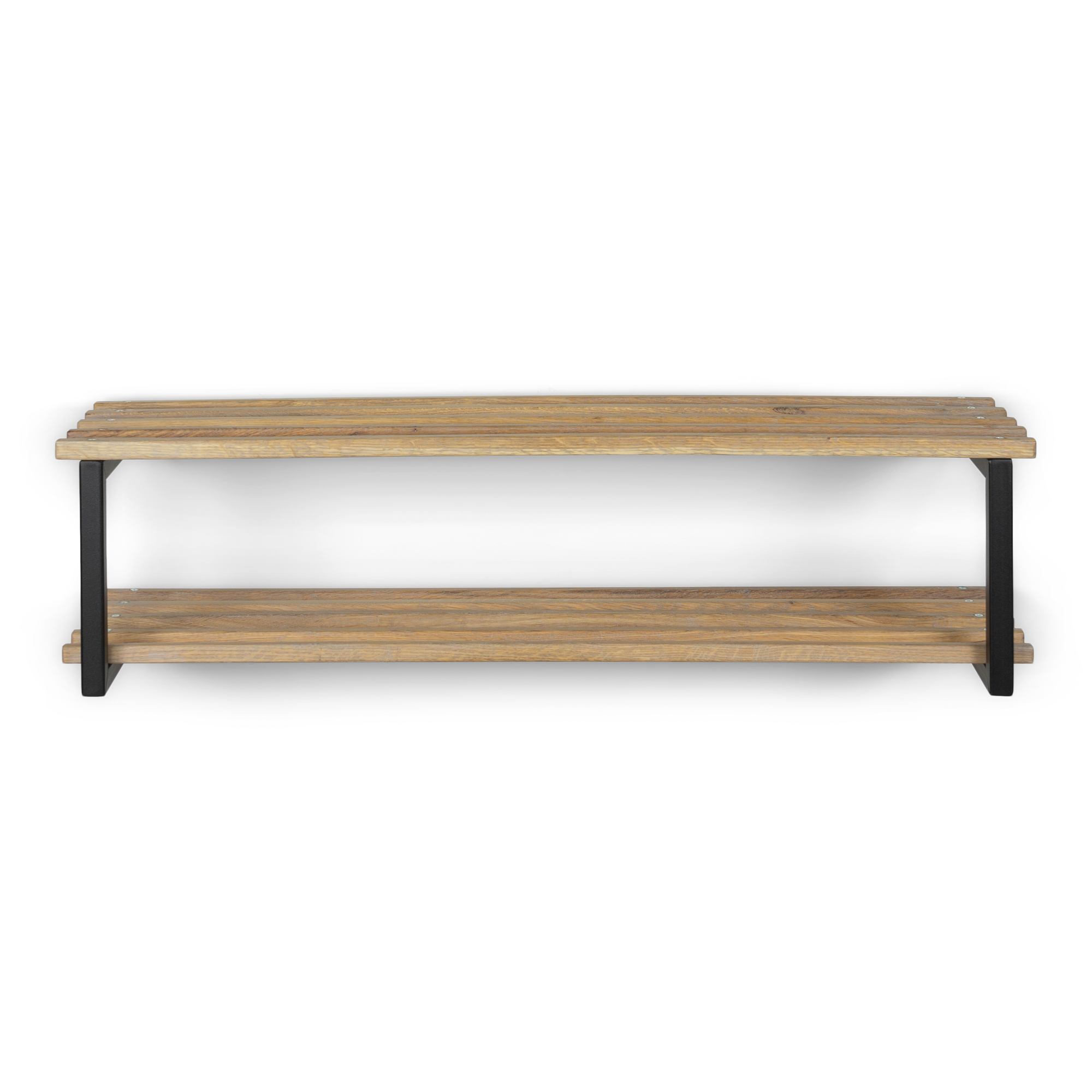 RIZZOLI / MARCO XL (100 cm) Shoe rack - Black / Oak_4