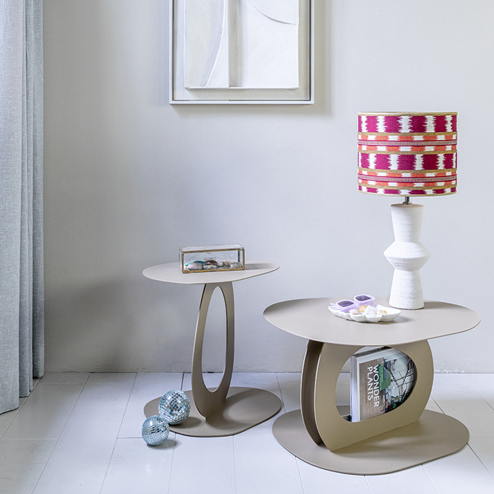 Spinder x Eva van de Ven - TONDA Couchtisch - Champagne_1