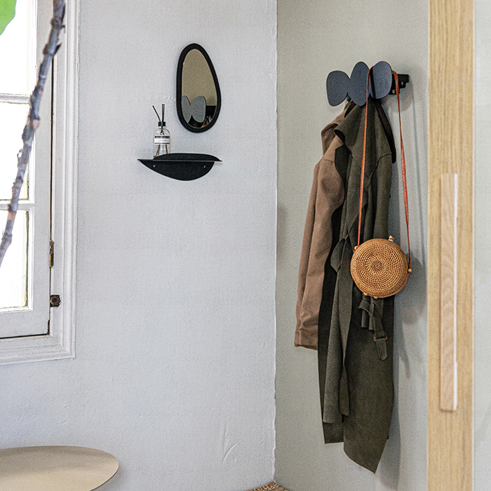 Spinder x Eva van de Ven - TUMULO Small Wandkapstok - Zwart_1