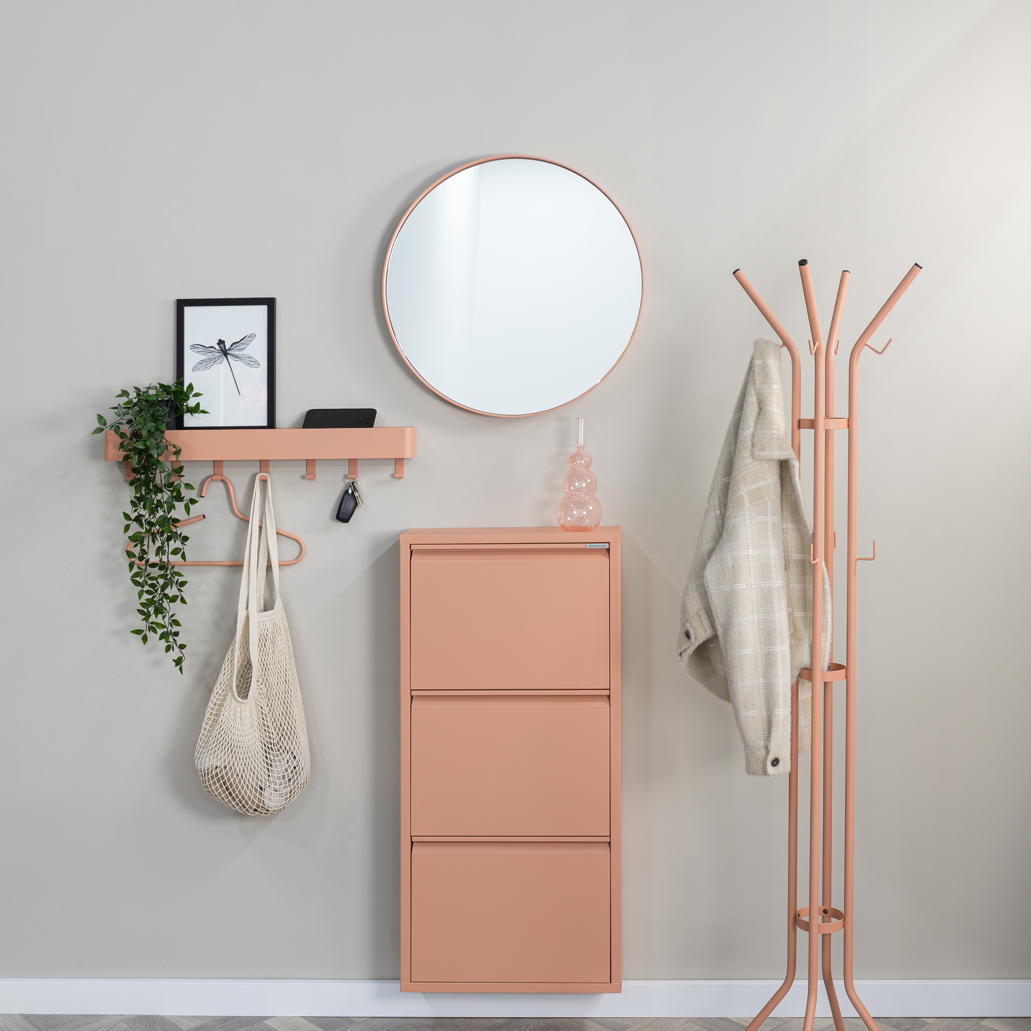 JESSY Freestanding coat stand - Clay Terra_7
