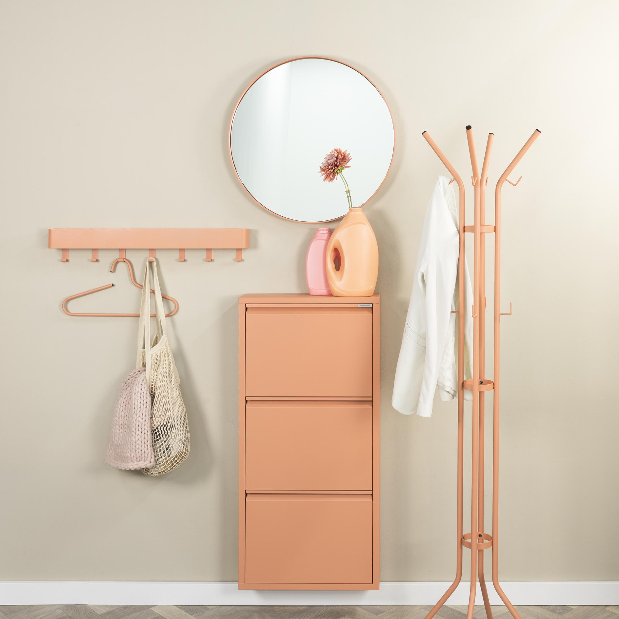 JESSY Freestanding coat stand - Clay Terra_9