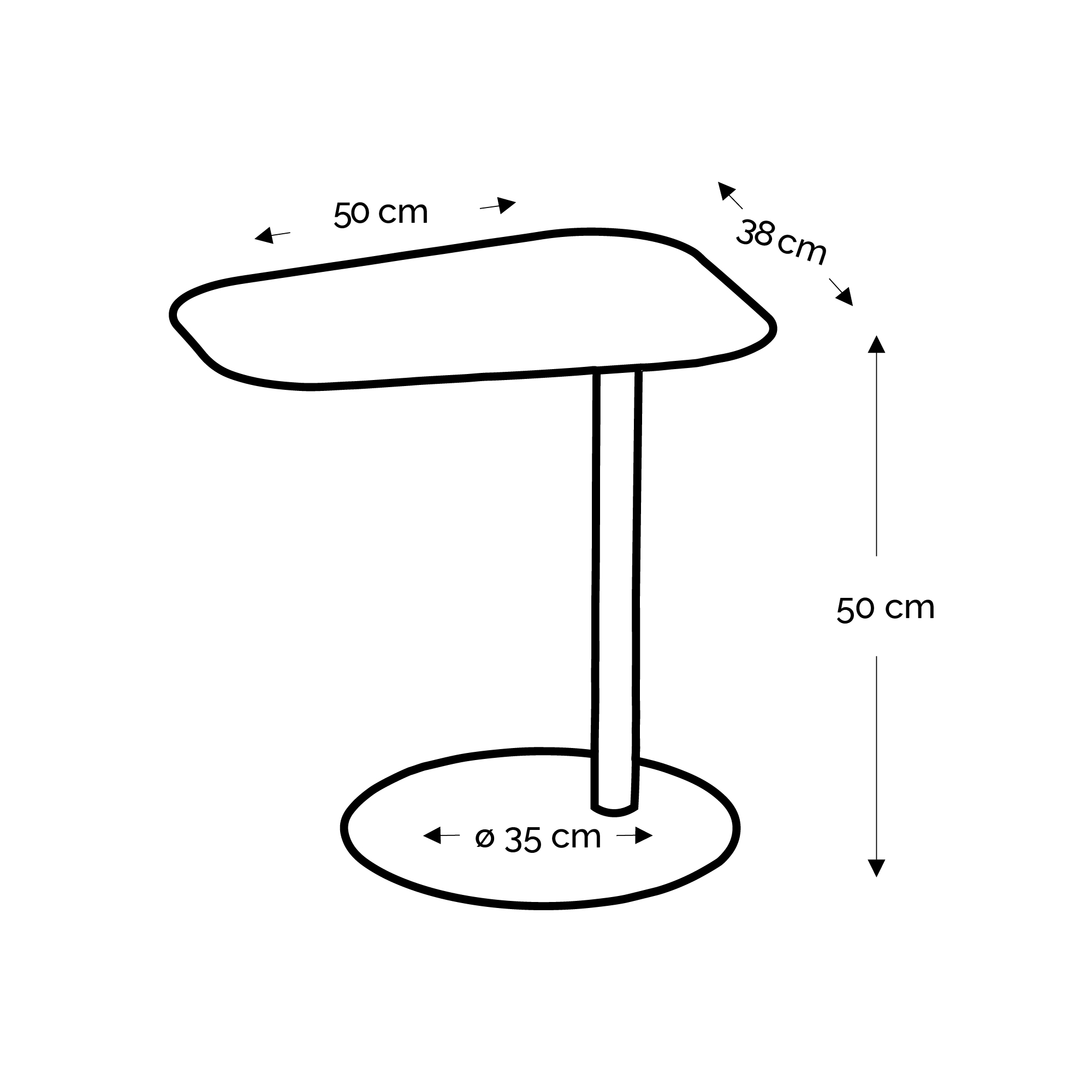 NOORA Bijzettafel - Wit - Scandinavian White_7