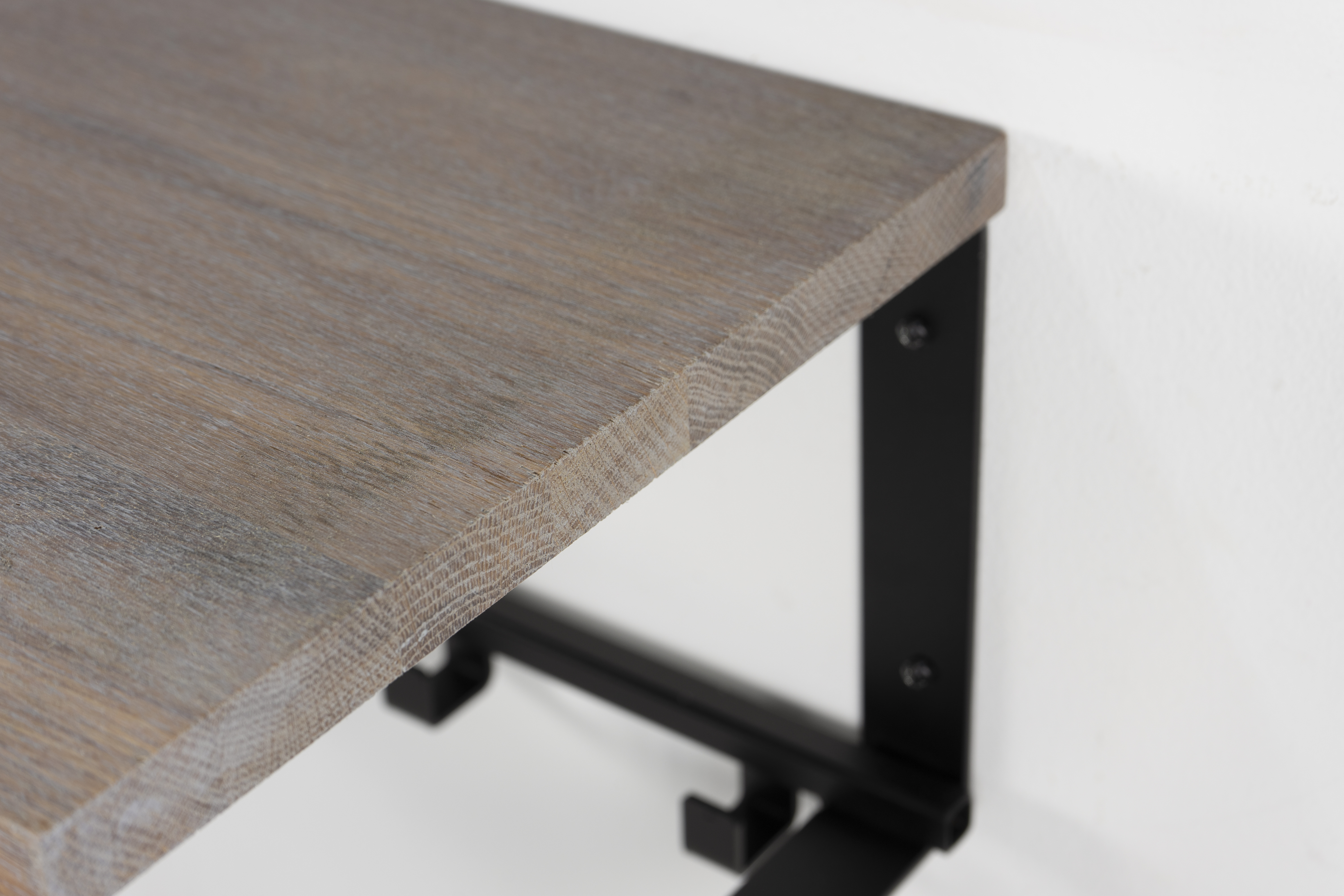 RUMO 3 Wall mounted coat rack - Black / Oak_1