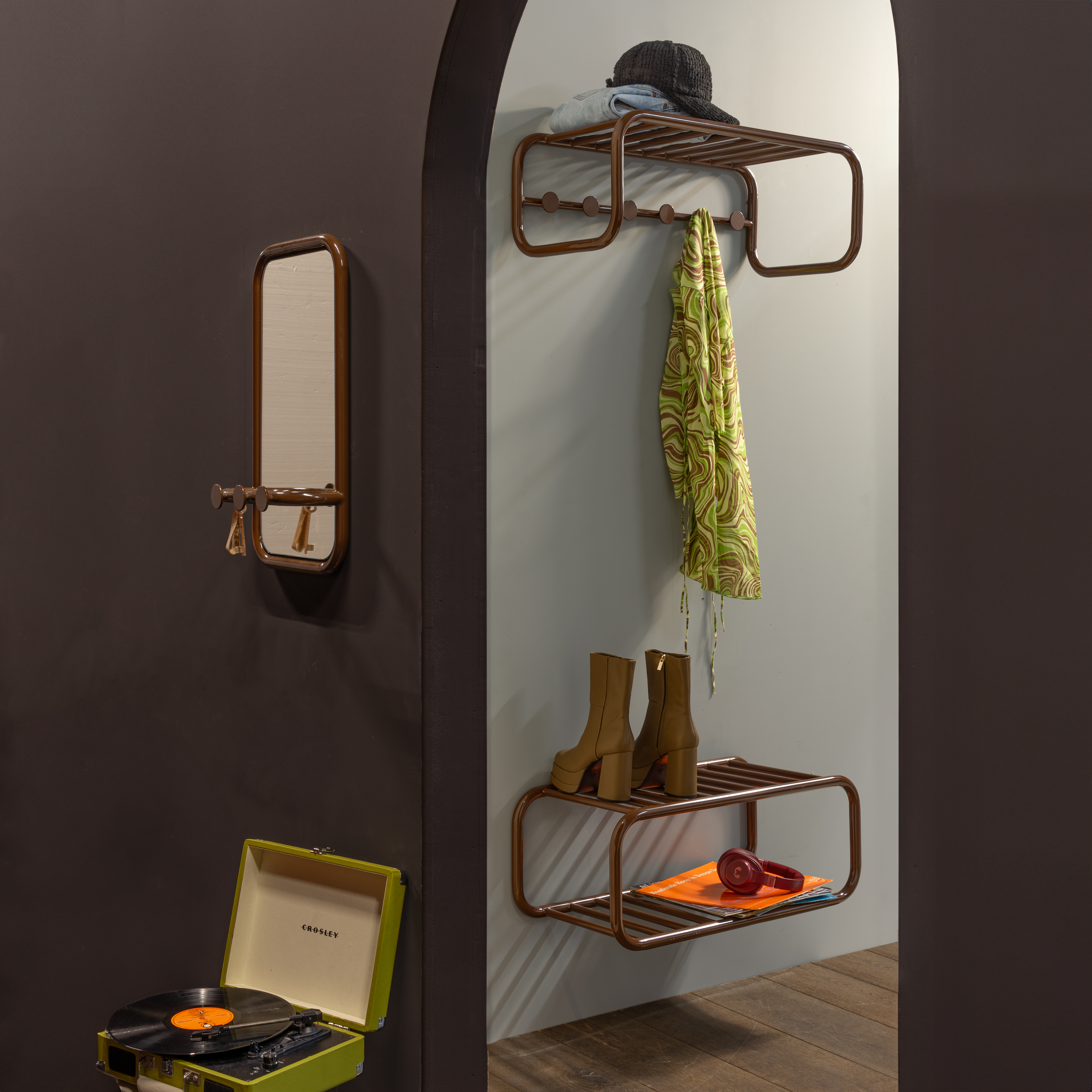 RETRO Spiegel - Chocolate Brown_1
