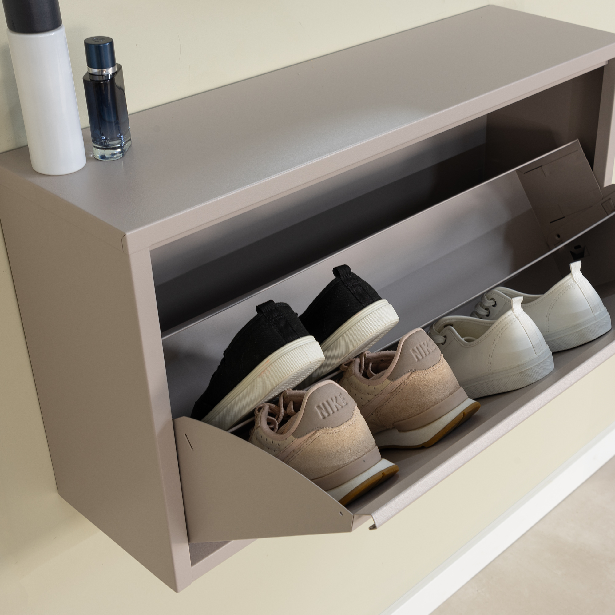 BILLY 1 MAXI Shoe cabinet - Silky Taupe_9