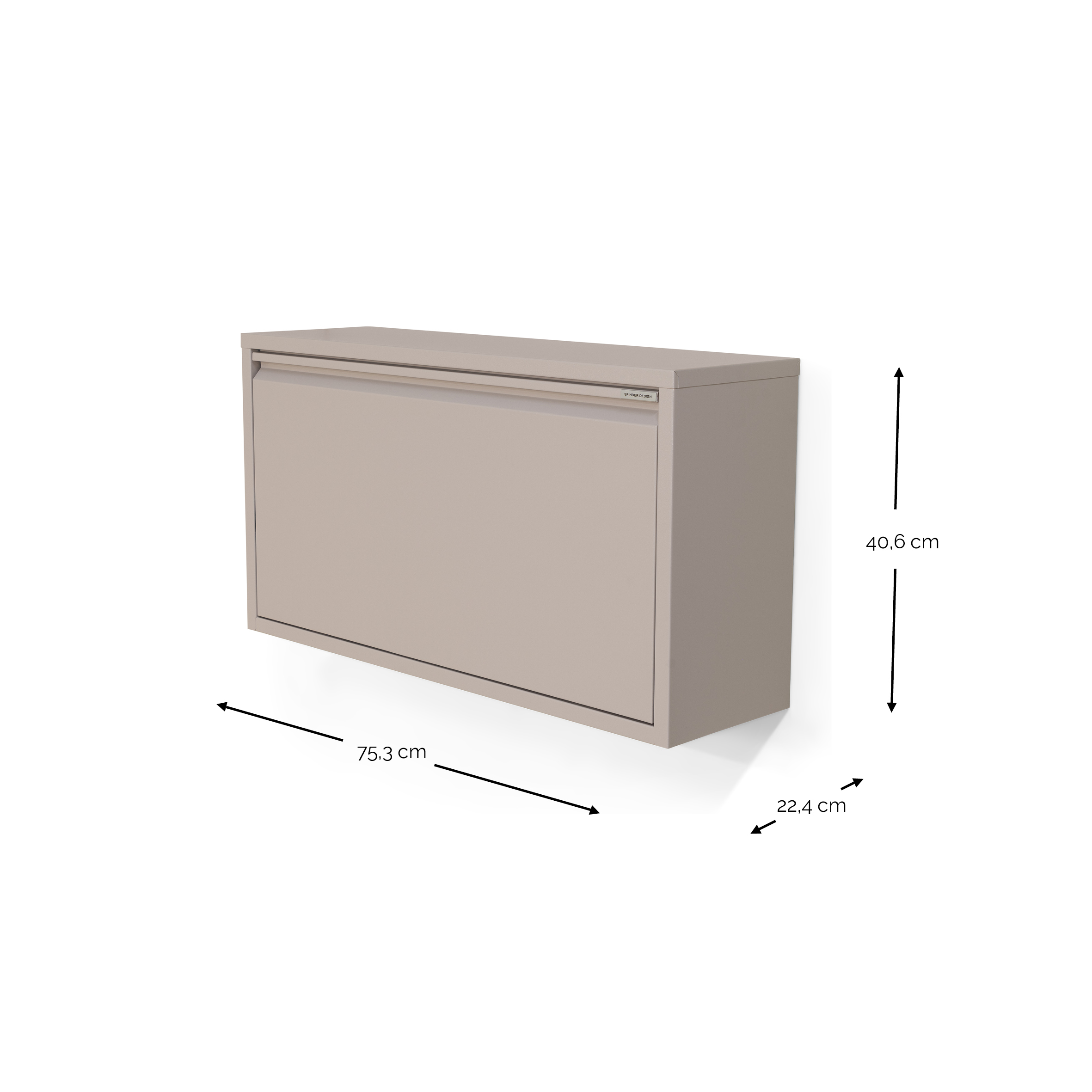 BILLY 1 MAXI Shoe cabinet - Silky Taupe_10