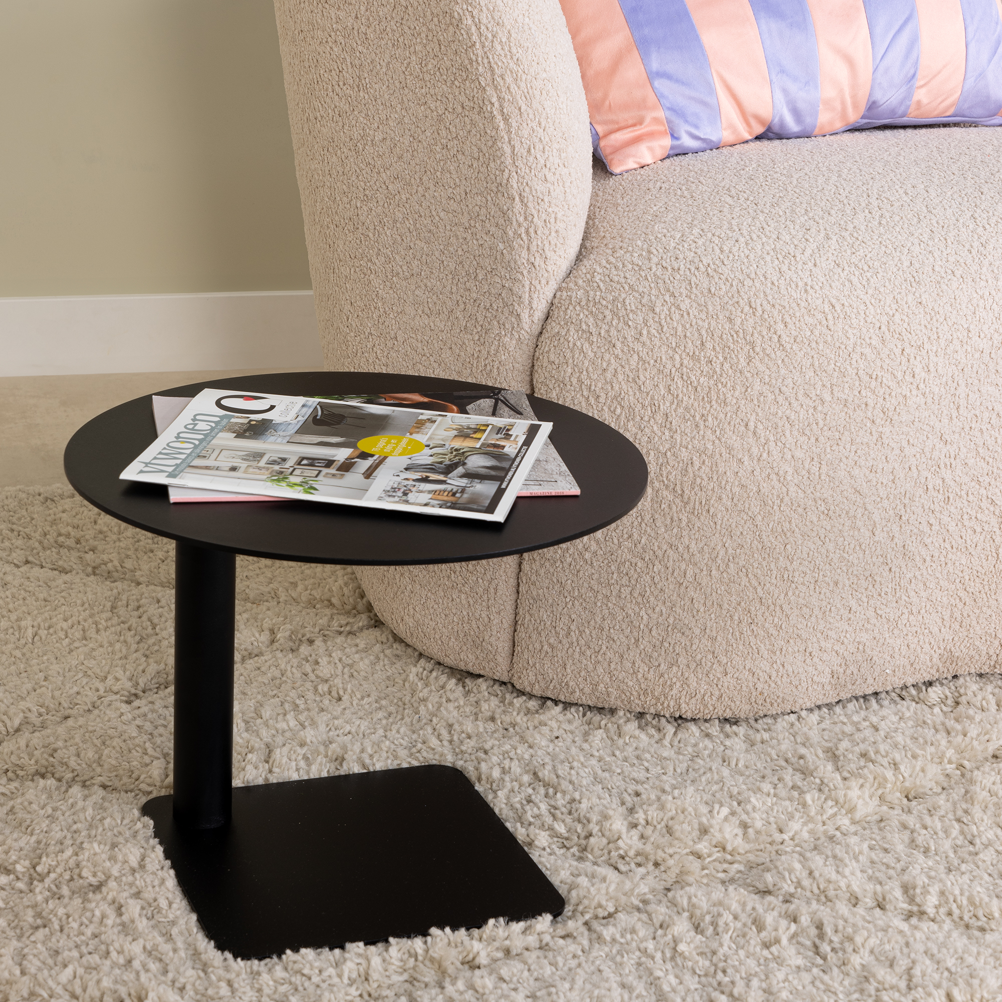 SUNNY LOW Side Table - Black_1