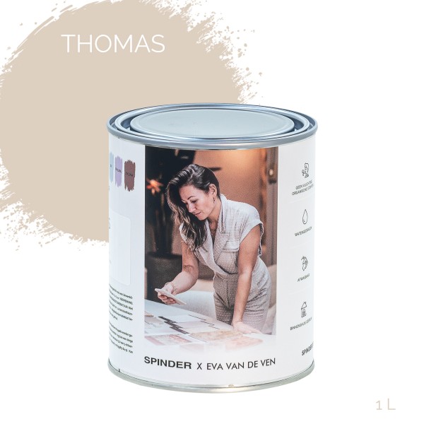 Product Spinder x Eva van de Ven - 1L Matte Wandfarbe - Thomas