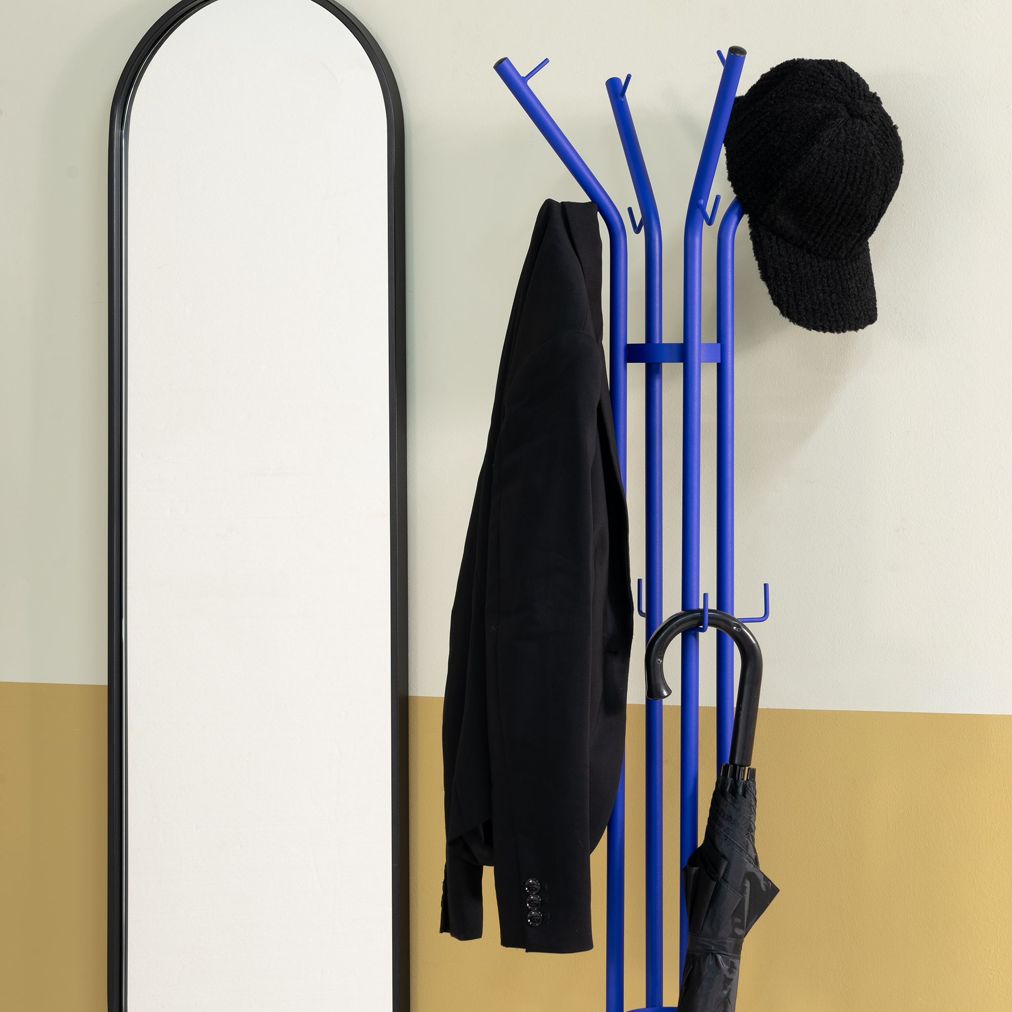 CHARLY freestanding coat rack - Ultramarine_1