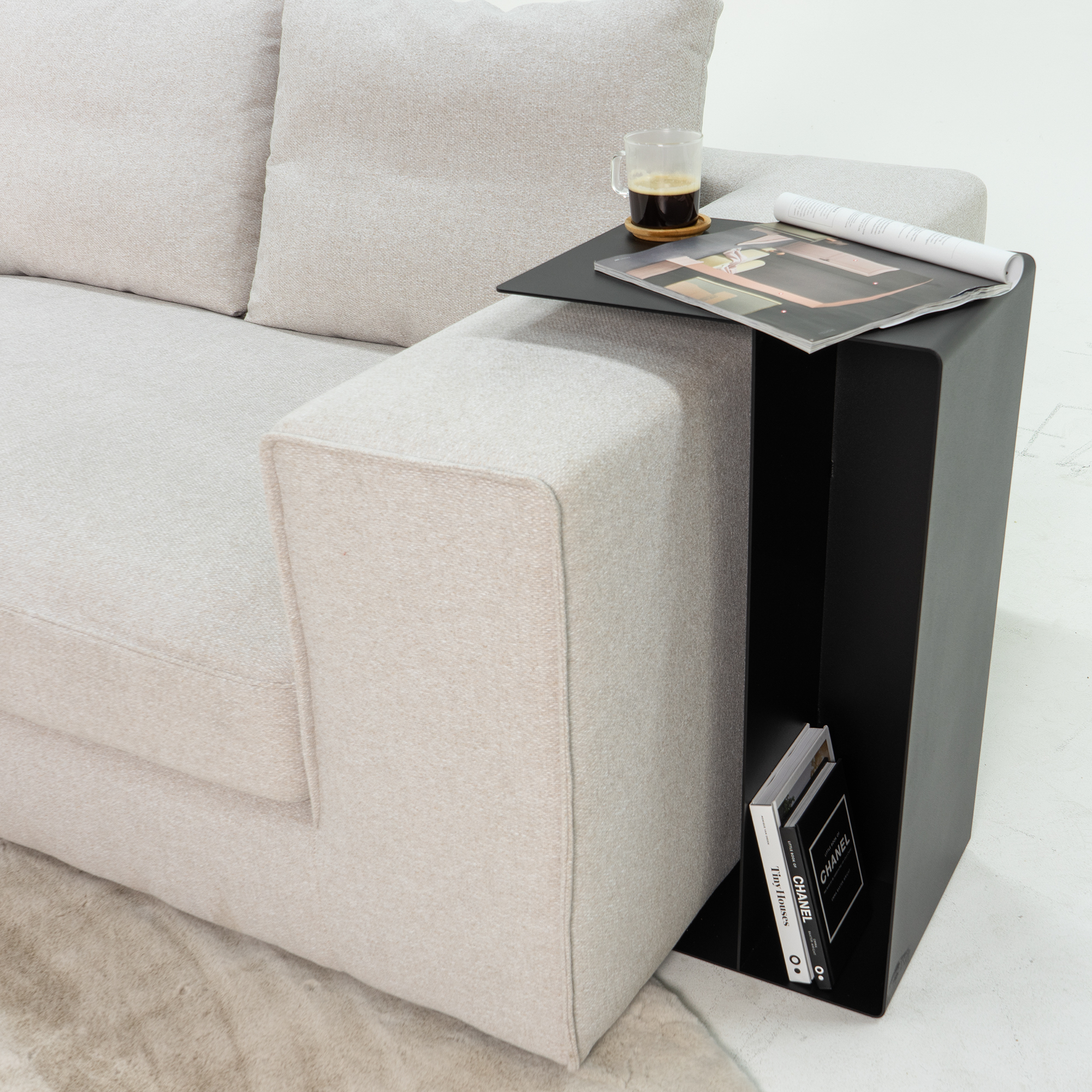 SLIDE High Sofa Table - Black_6