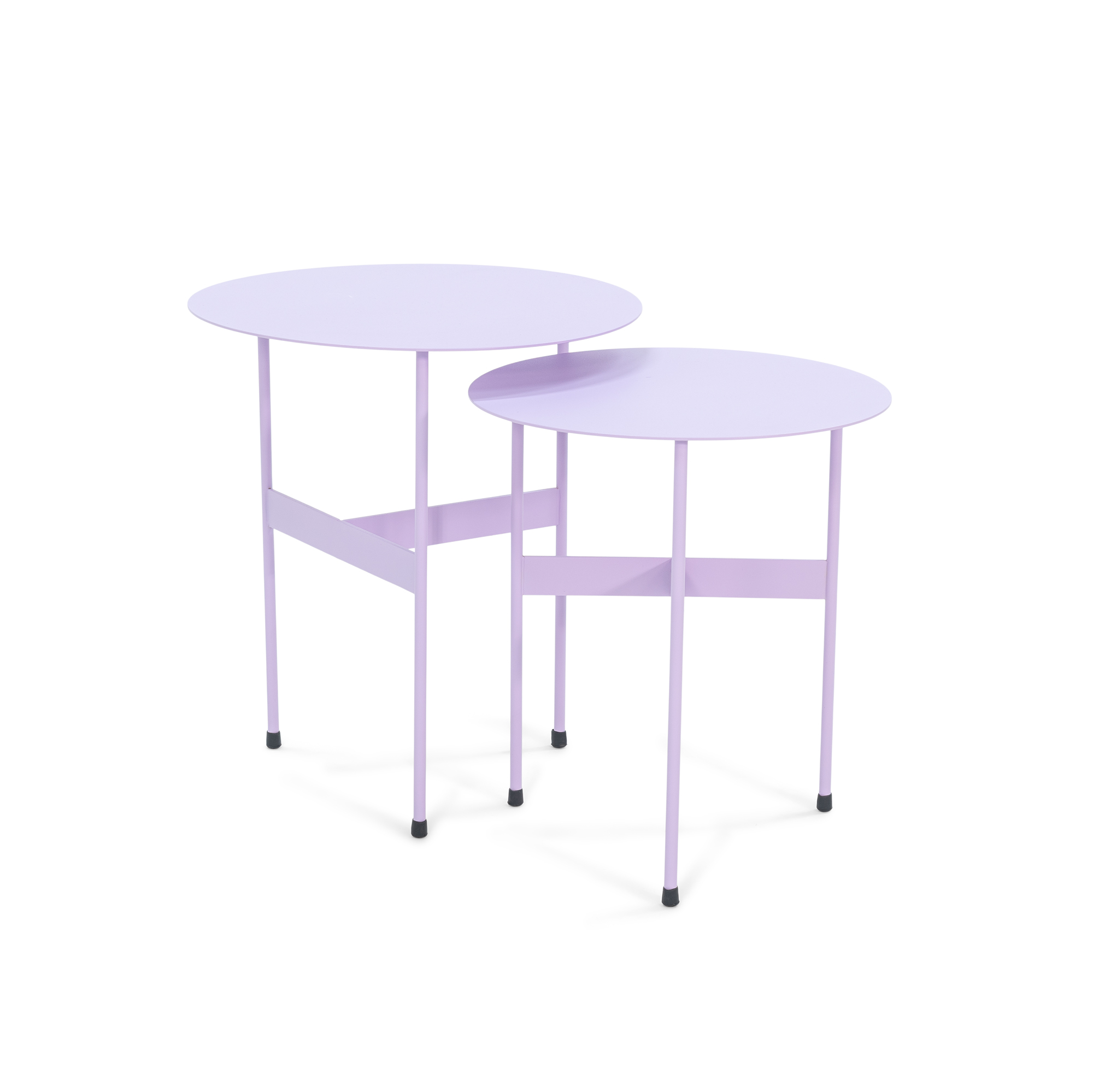 MIRA LOW Side Table - Soft Lilac_4