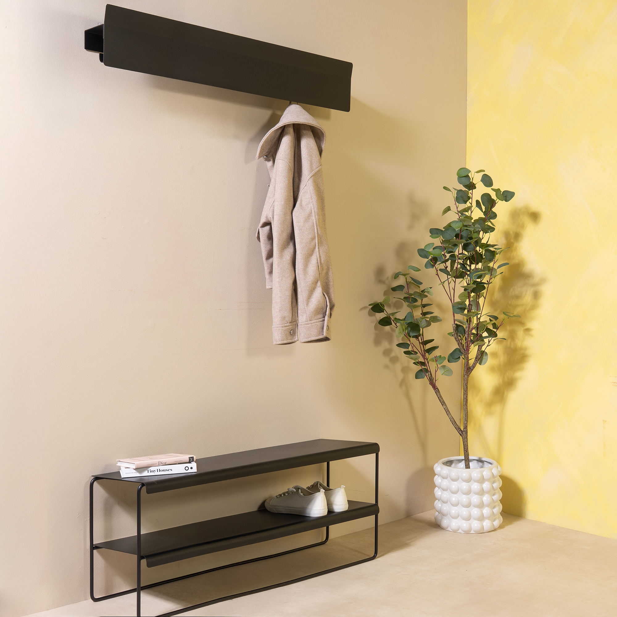 NIVO 100 Shoe Rack - Black_1