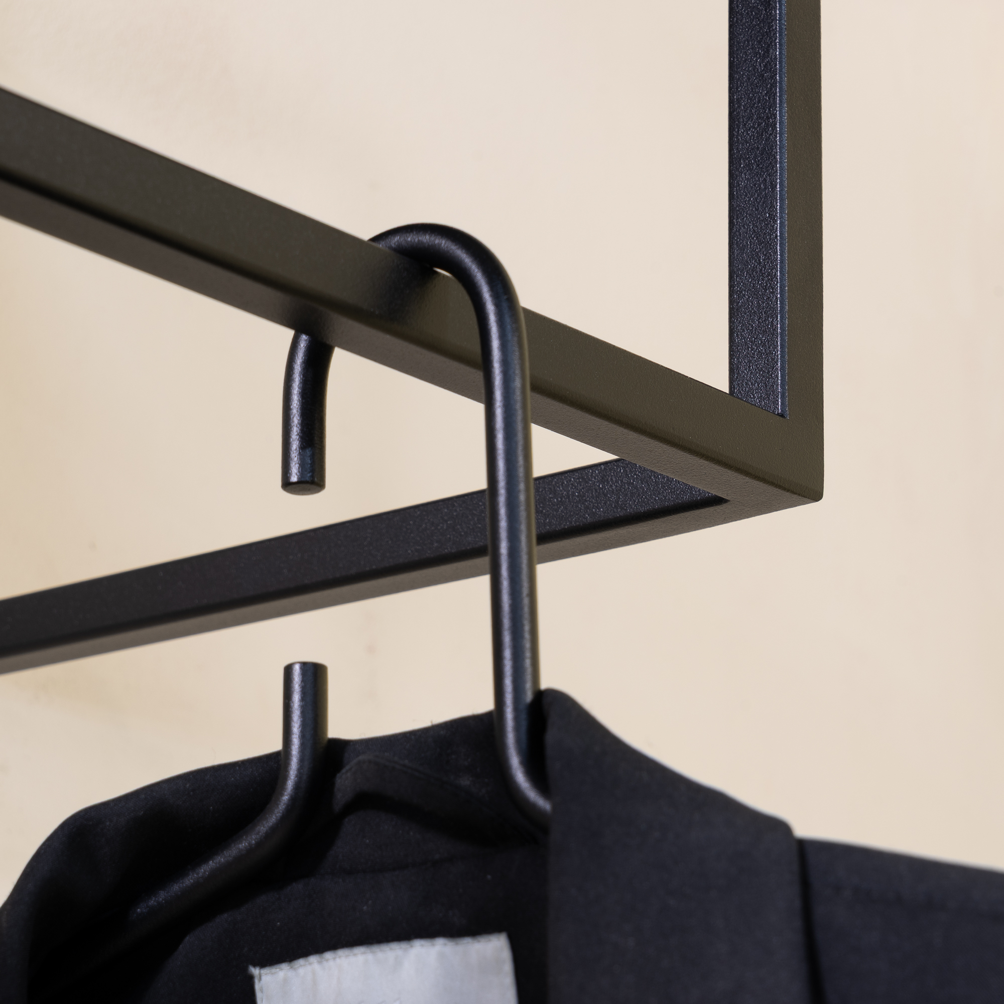 STRATO 80 Wandkapstok - Zwart_7