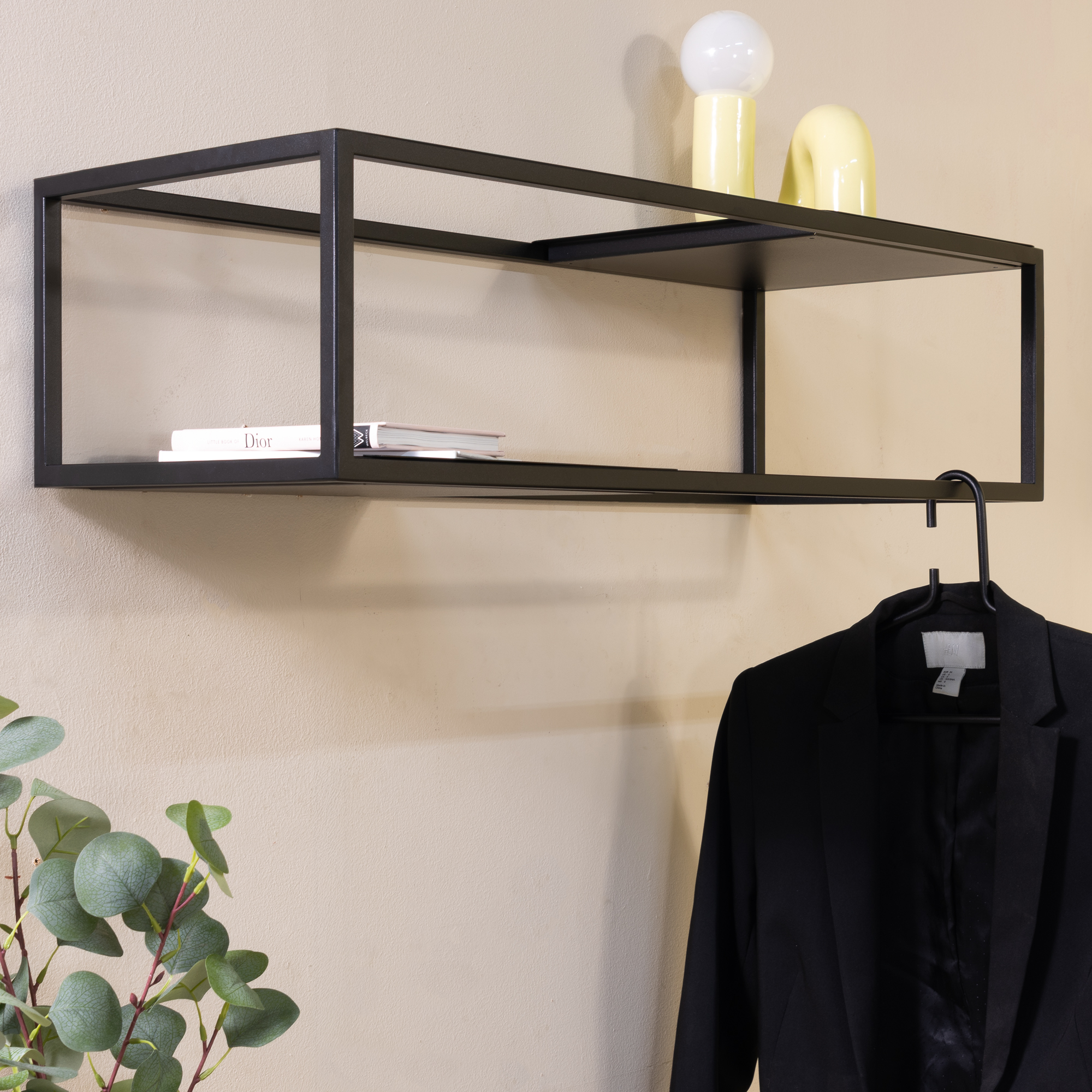 STRATO 80 Wandkapstok - Zwart_1