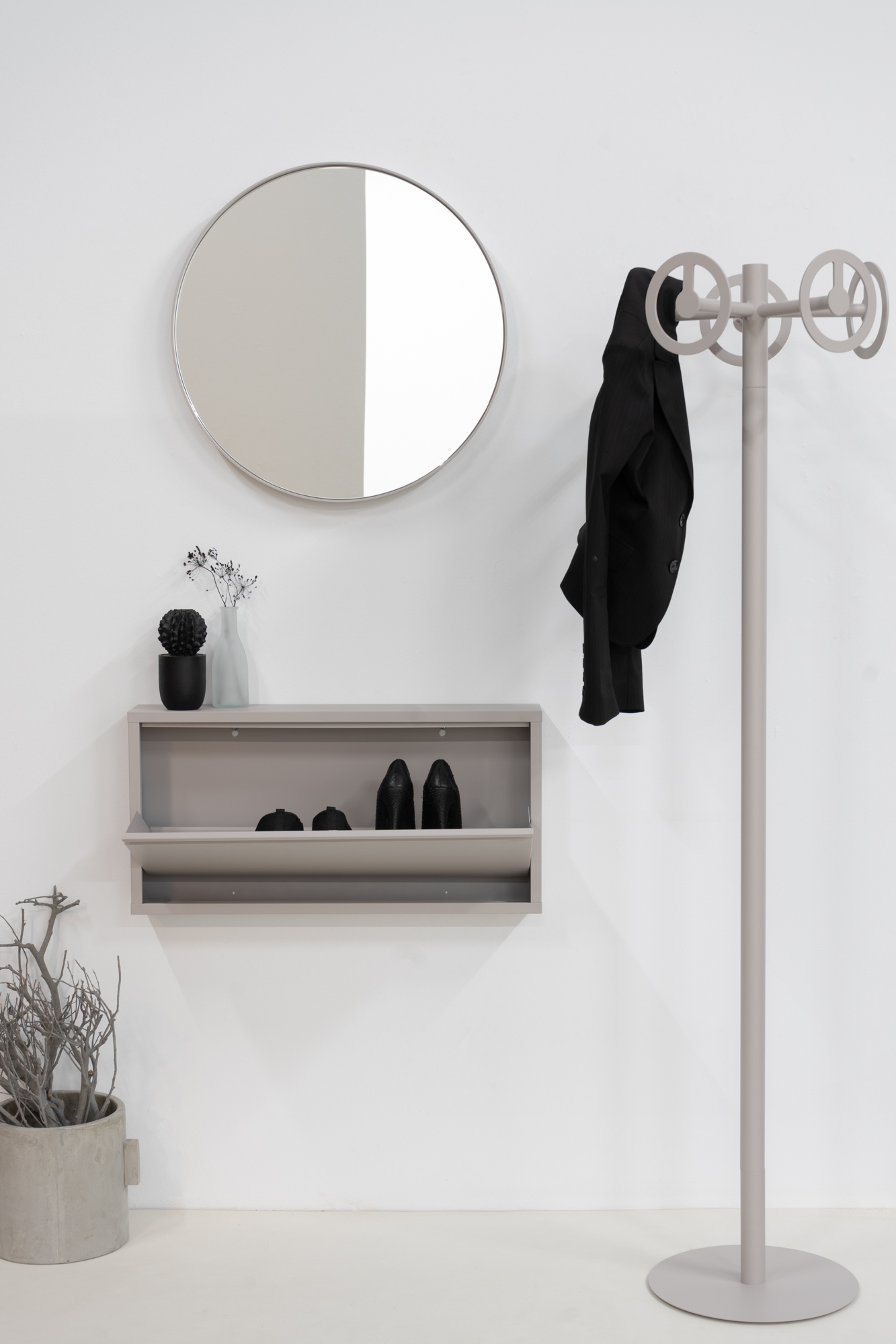 BILLY 1 Shoe cabinet - Silky Taupe_7