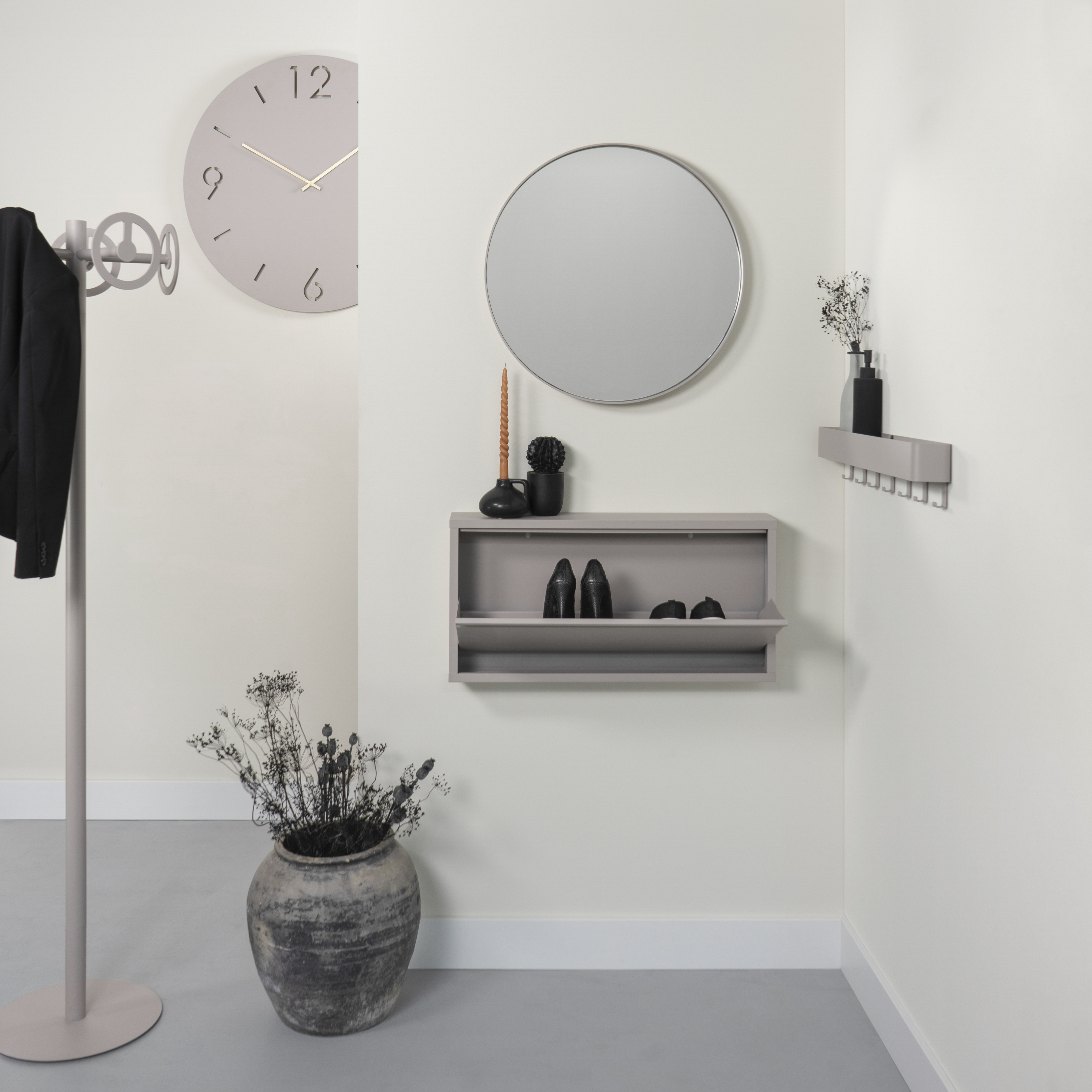 BILLY 1 Shoe cabinet - Silky Taupe_9