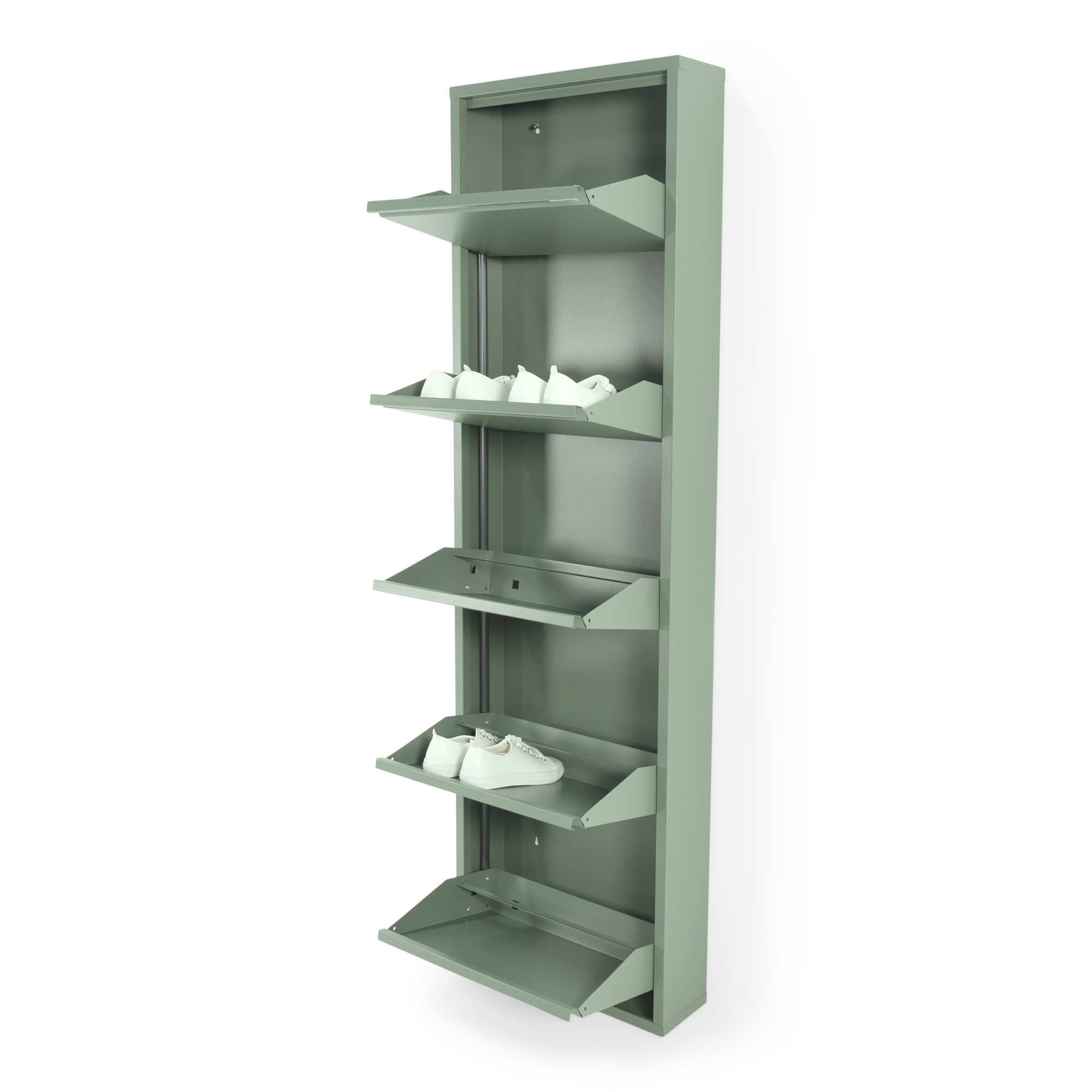 BILLY 5 Shoe Cabinet - Dusty Green_3