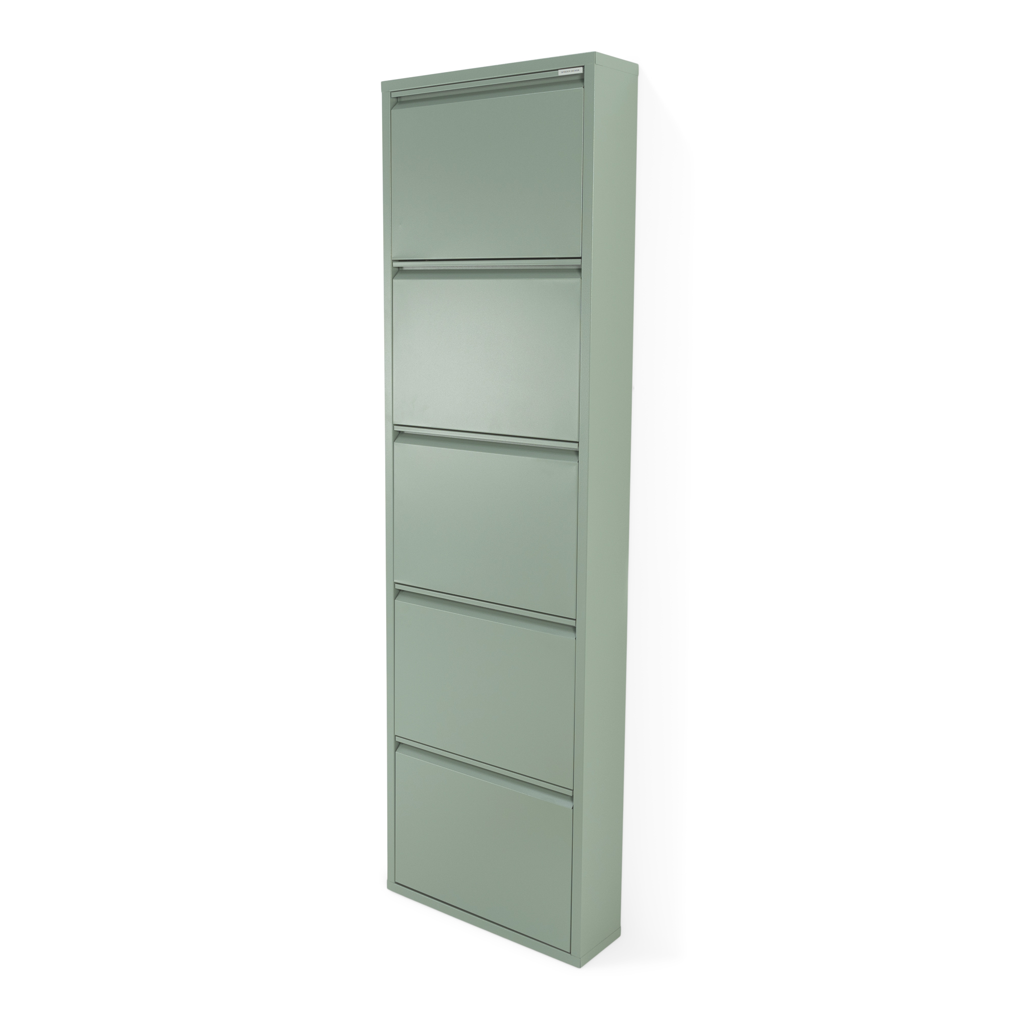 BILLY 5 Shoe Cabinet - Dusty Green_4