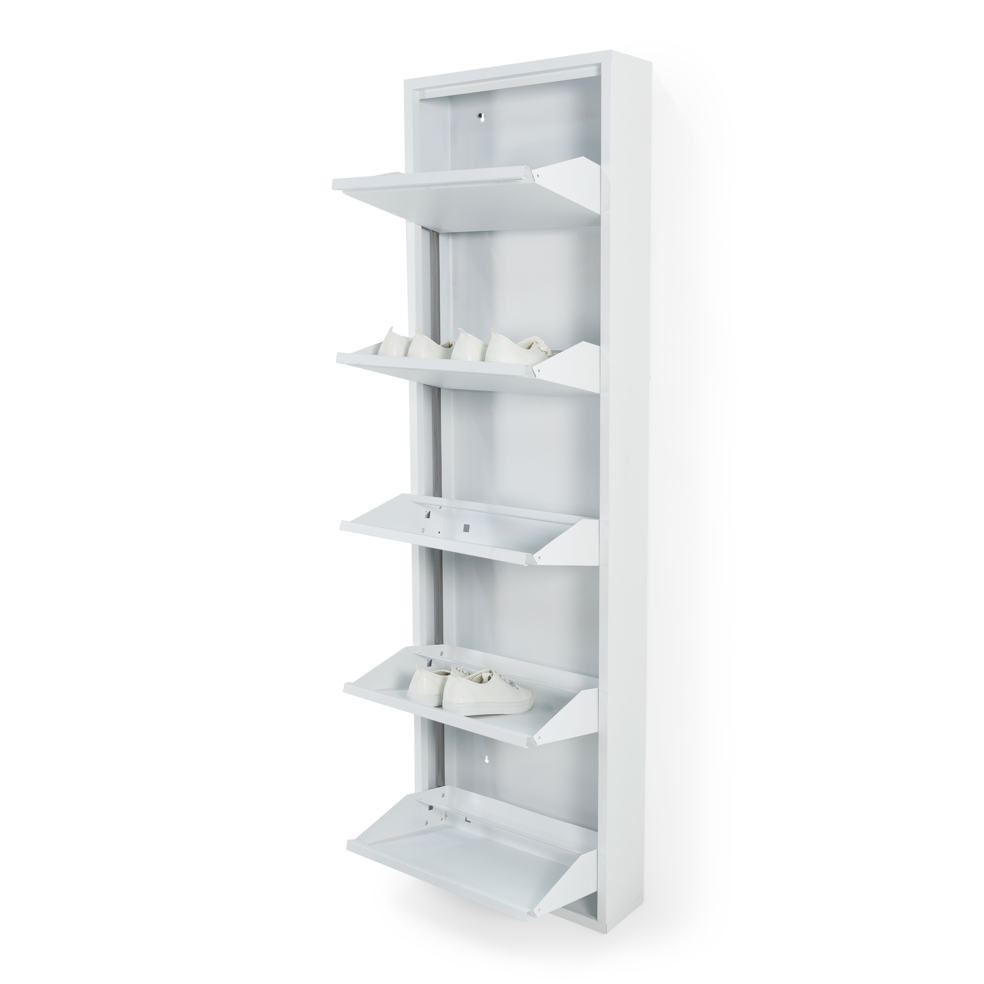 BILLY 5 Shoe Cabinet - White_3