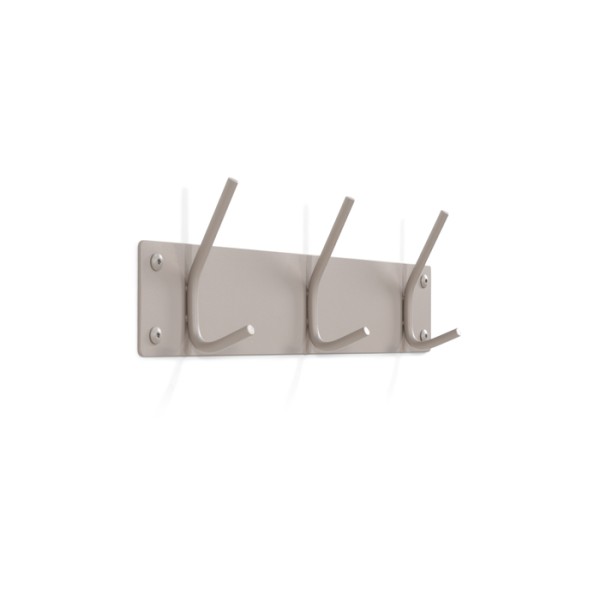 Product FUSION 3 Wall mounted coat rack - Silky Taupe