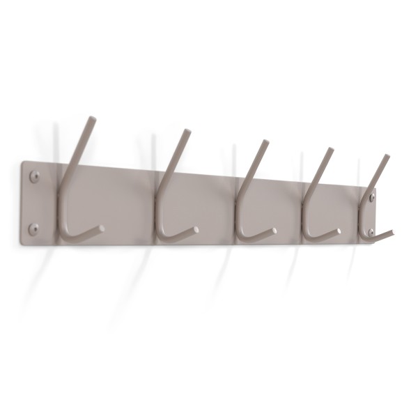 Product FUSION 5 Wall mounted coat rack - Silky Taupe