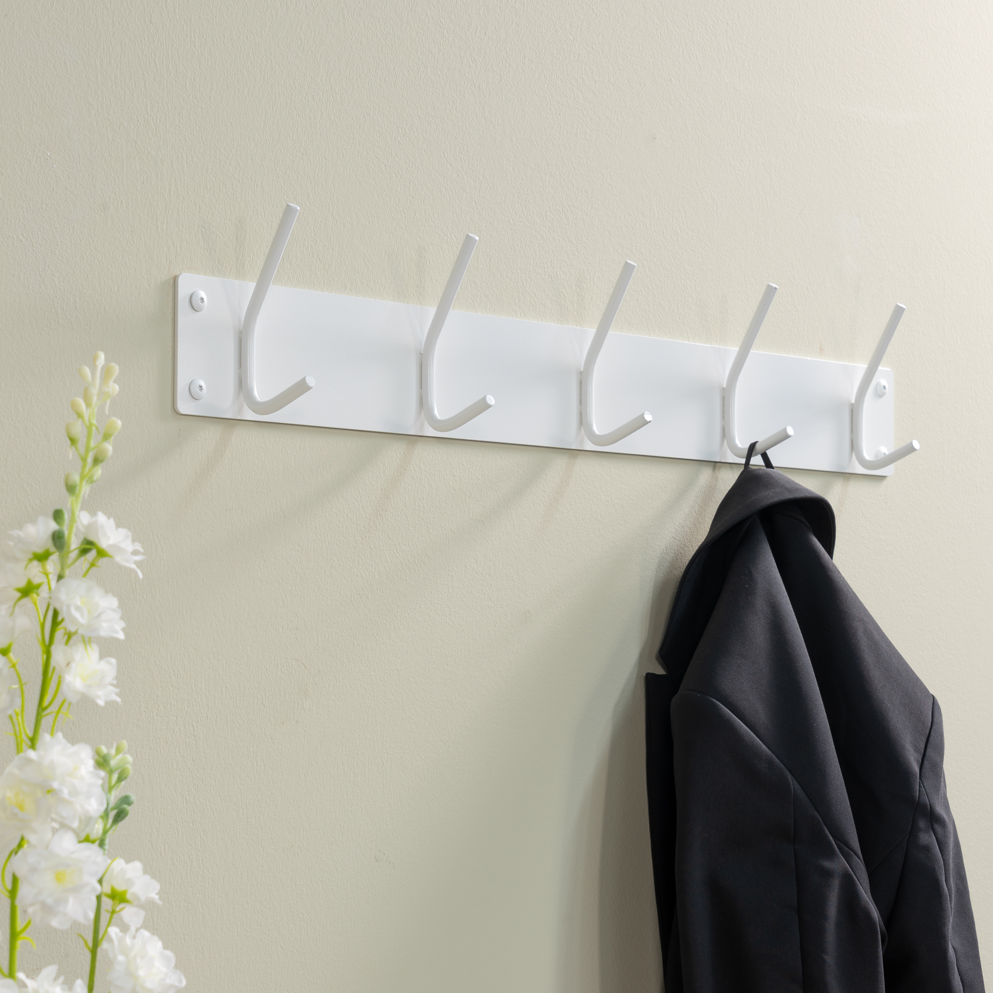 FUSION 5 Wandkapstok - Wit_1