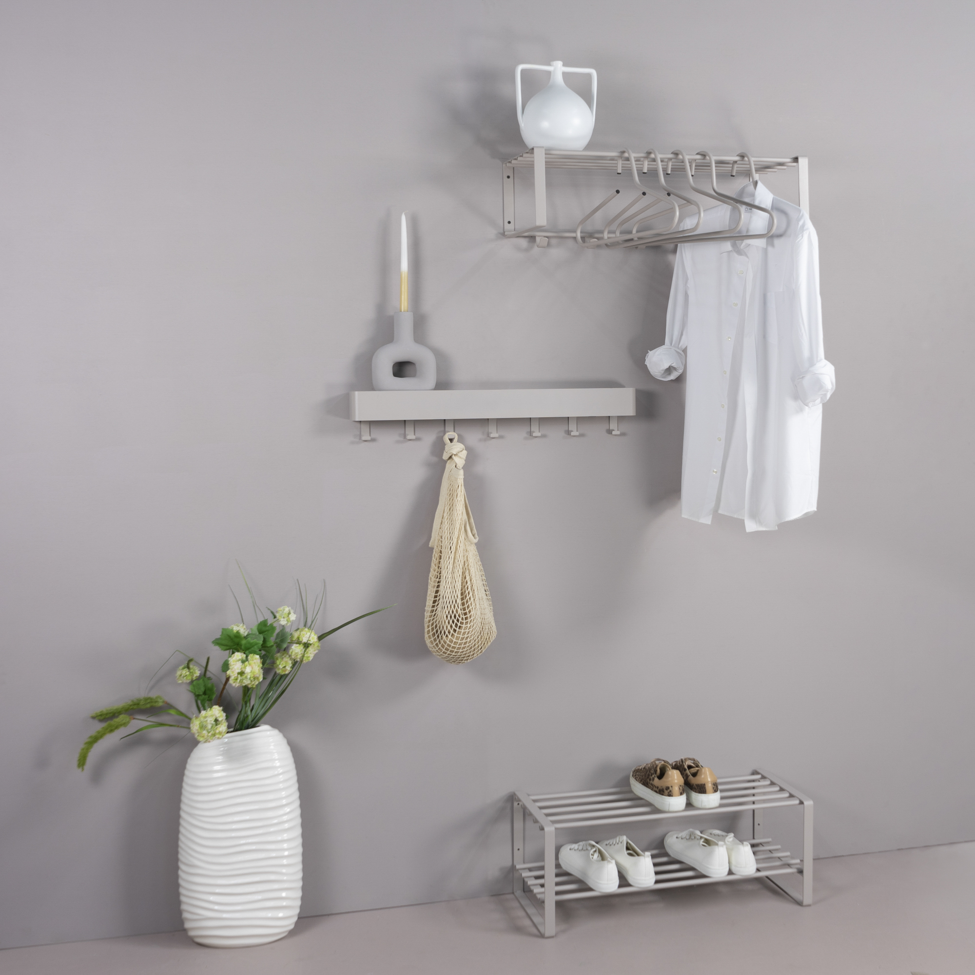 REX SR Shoe rack - Silky Taupe_6